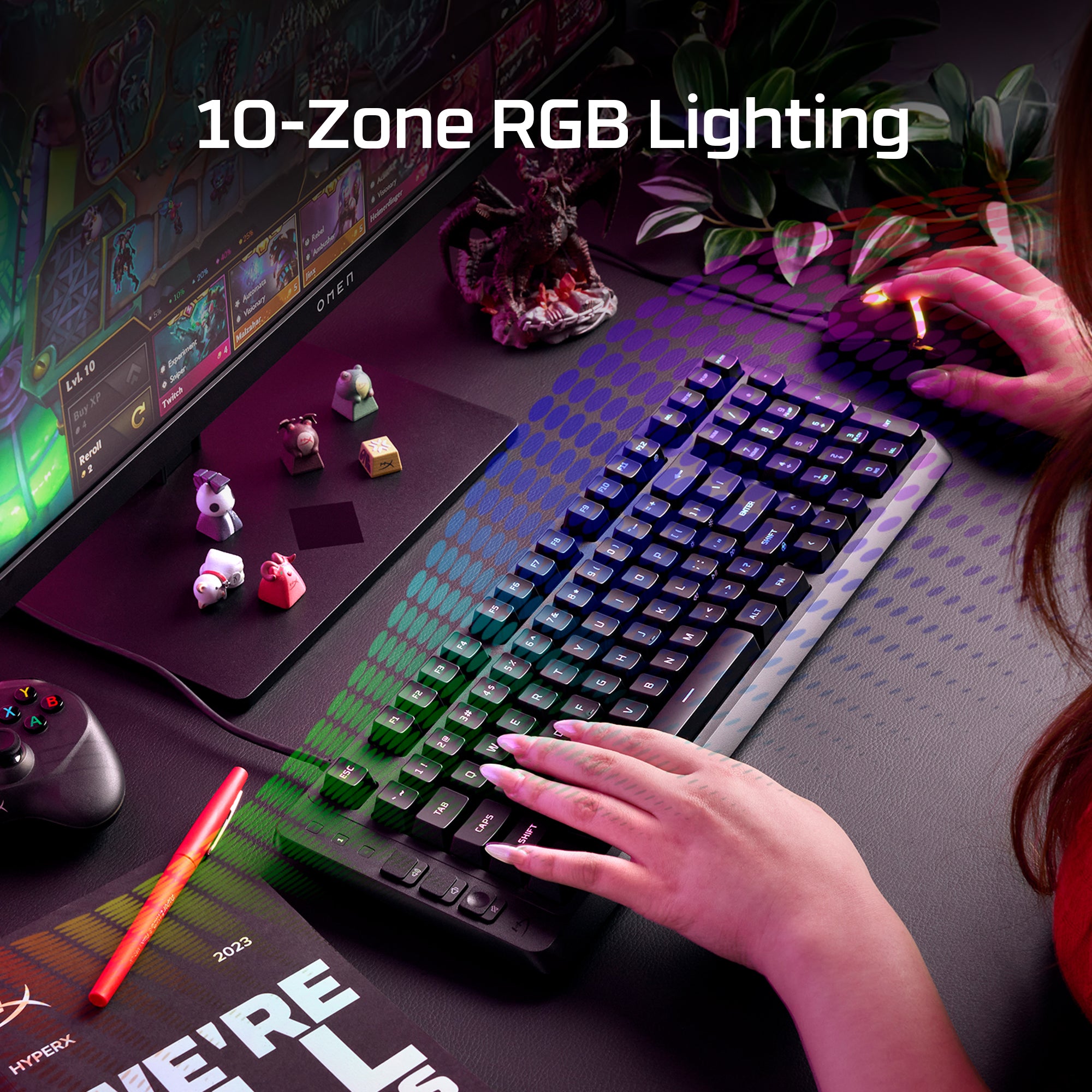 hyperx-eve-1800-gaming-tastatur-membrane-schwarz-us-layout image 3
