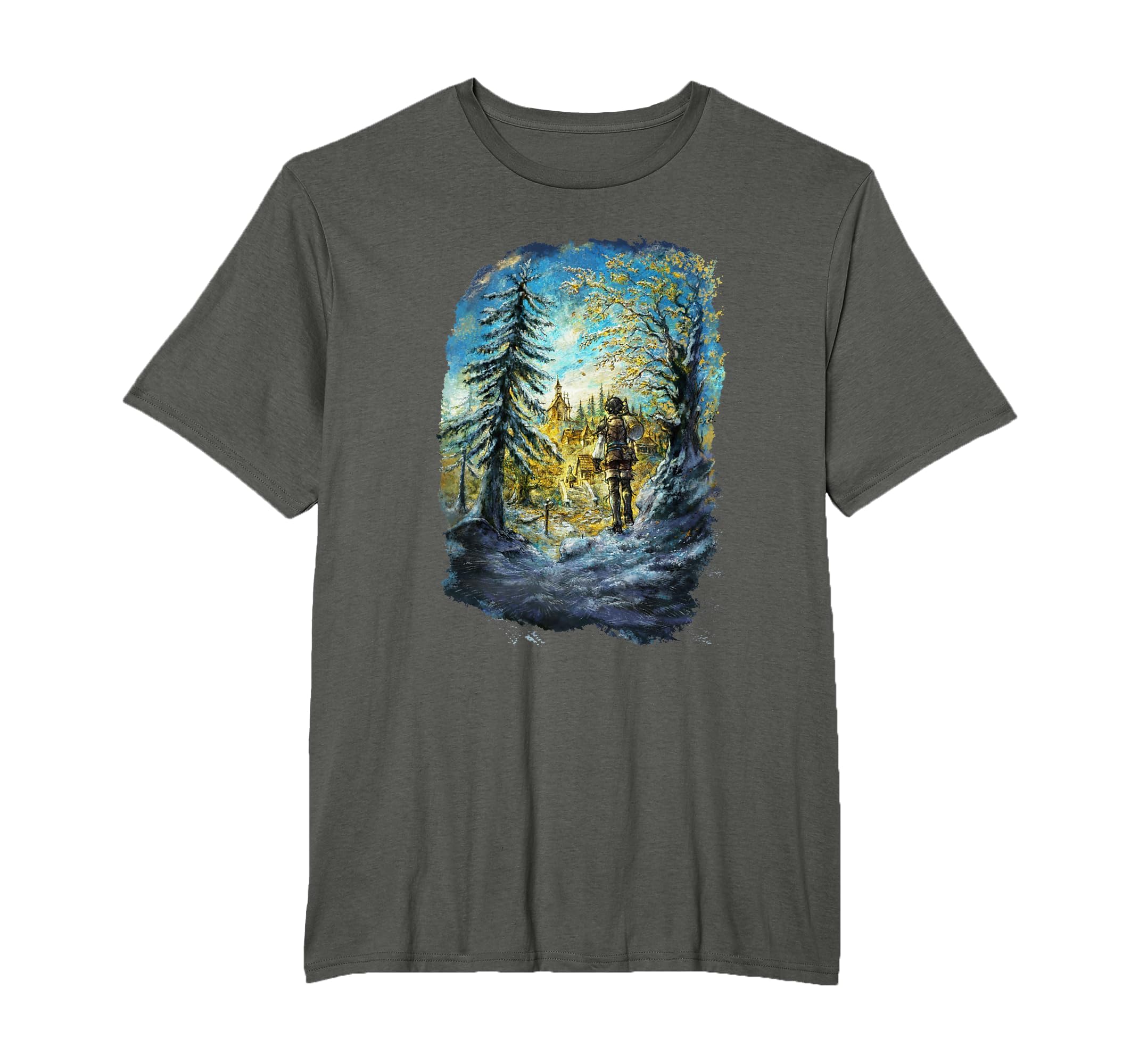square-enix-octopath-traveler-0-illustration-t-shirt-herren-schwarz image 7
