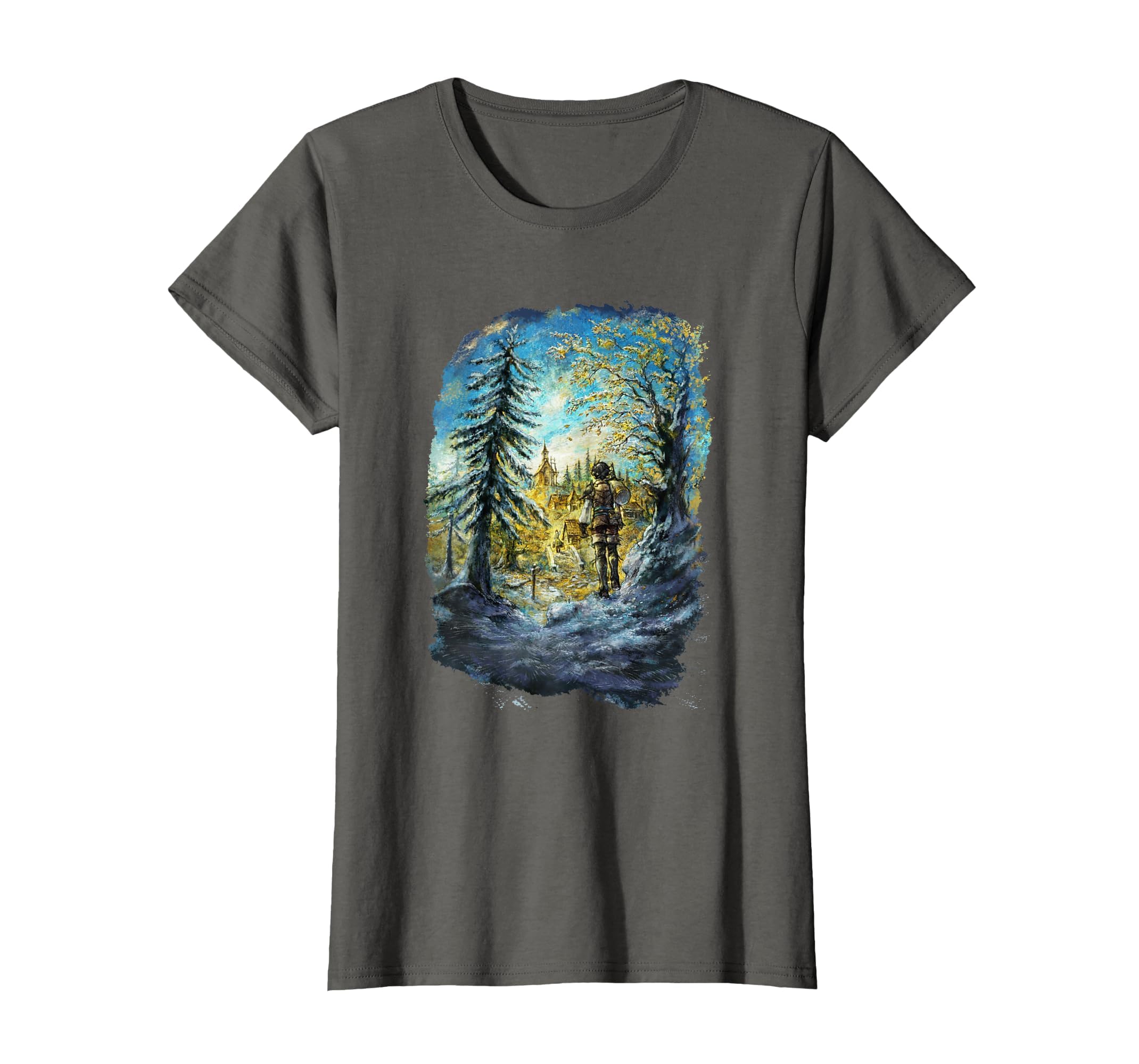 square-enix-octopath-traveler-0-illustration-t-shirt-herren-schwarz image 8