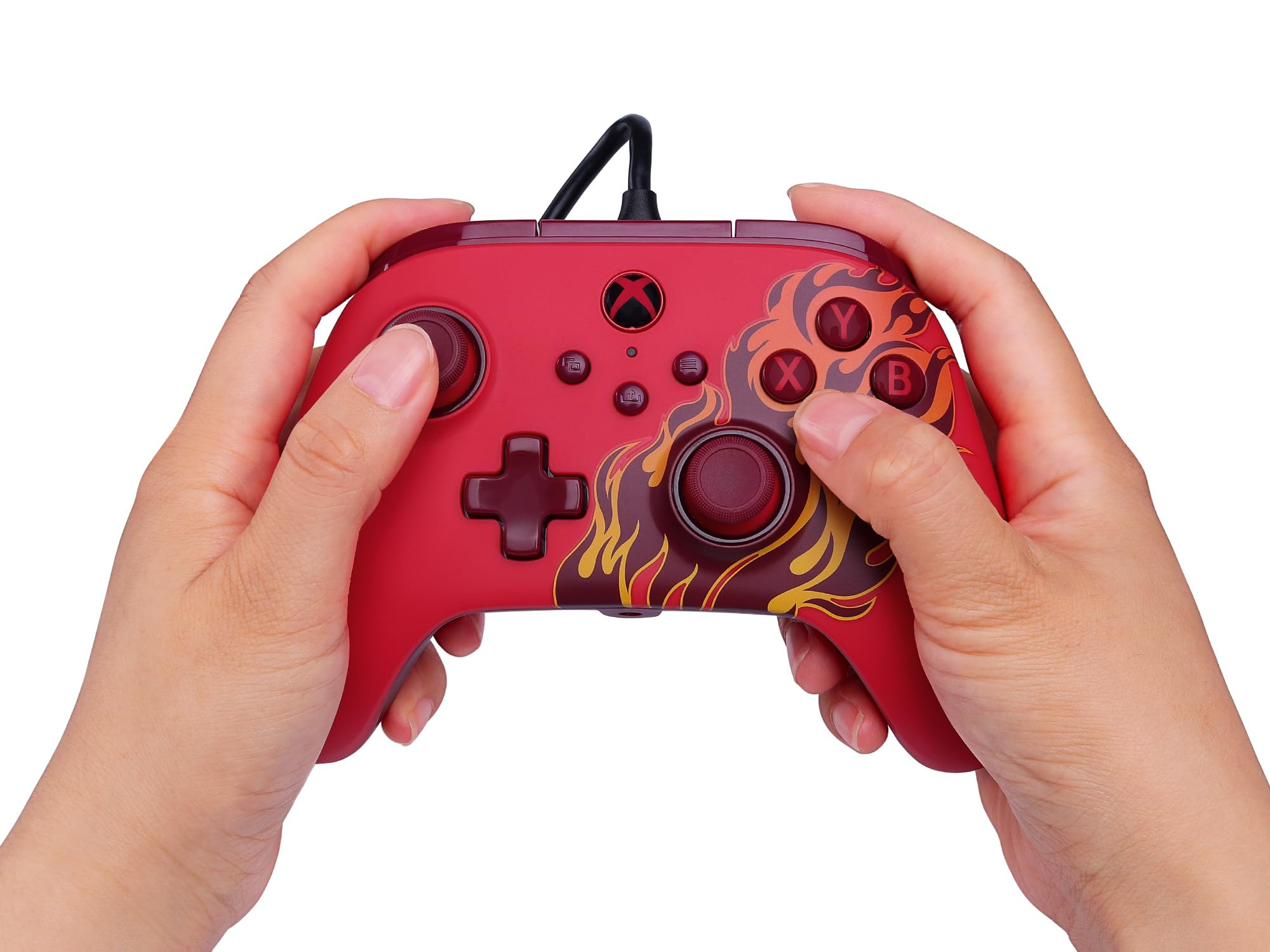 powera-advantage-xbox-gamepad-rote-glut-kabelgebunden image 2