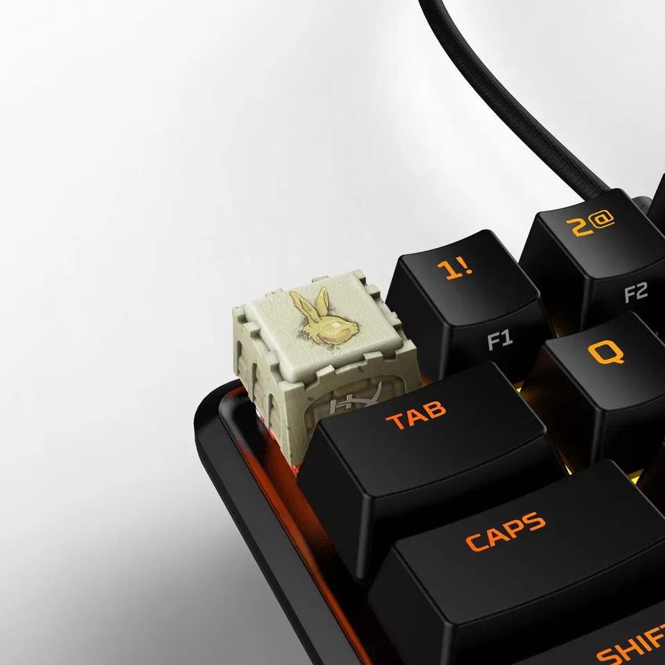 hyperx-hx3d-guild-wars-2-springer-keycap-tastenkappen-gelb image 1