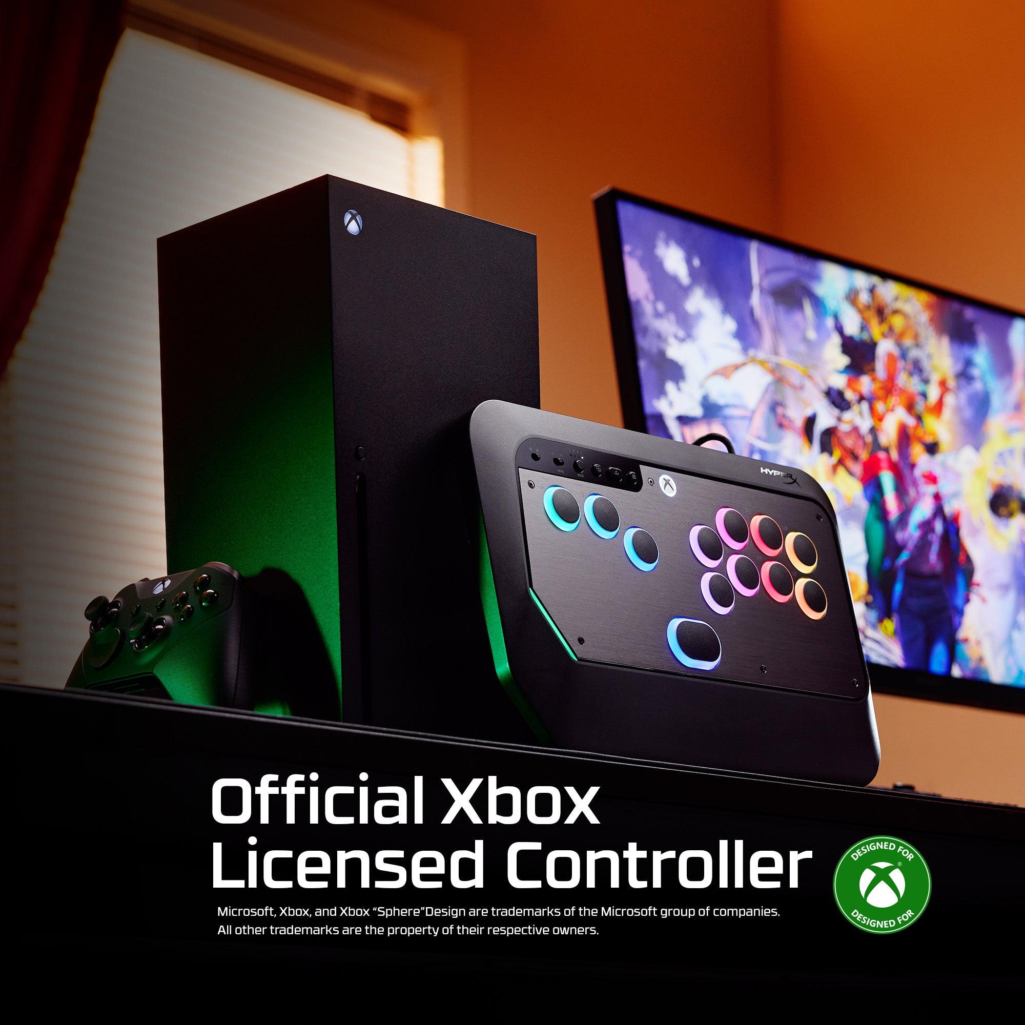 hyperx-clutch-tachi-xbox-arcade-controller-schwarz-leverless image 4