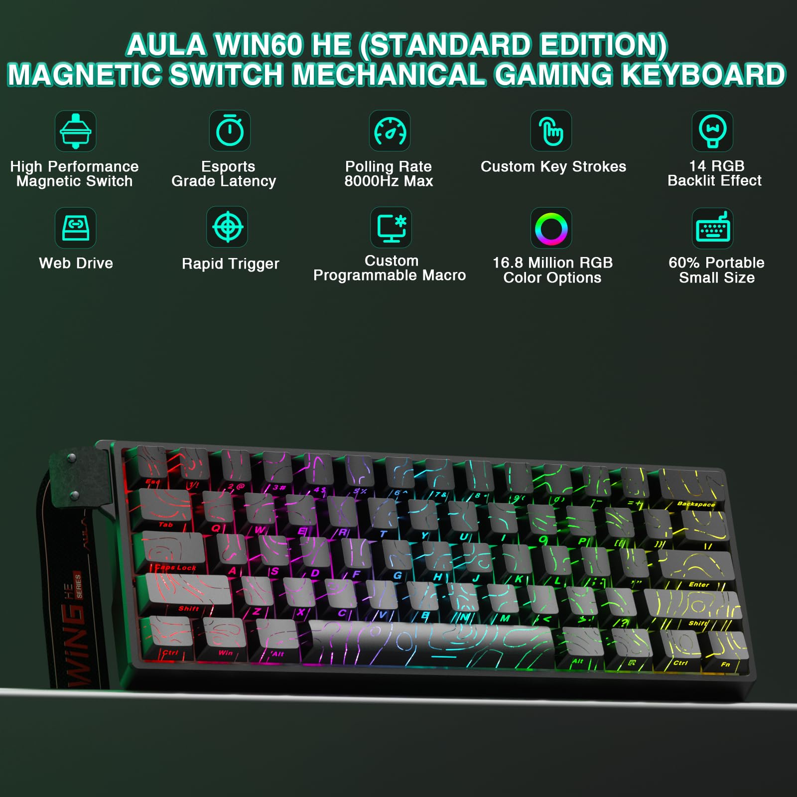 aula-magnetic-keyboard-win60-he-gaming-tastatur-side-print-schwarz image 2