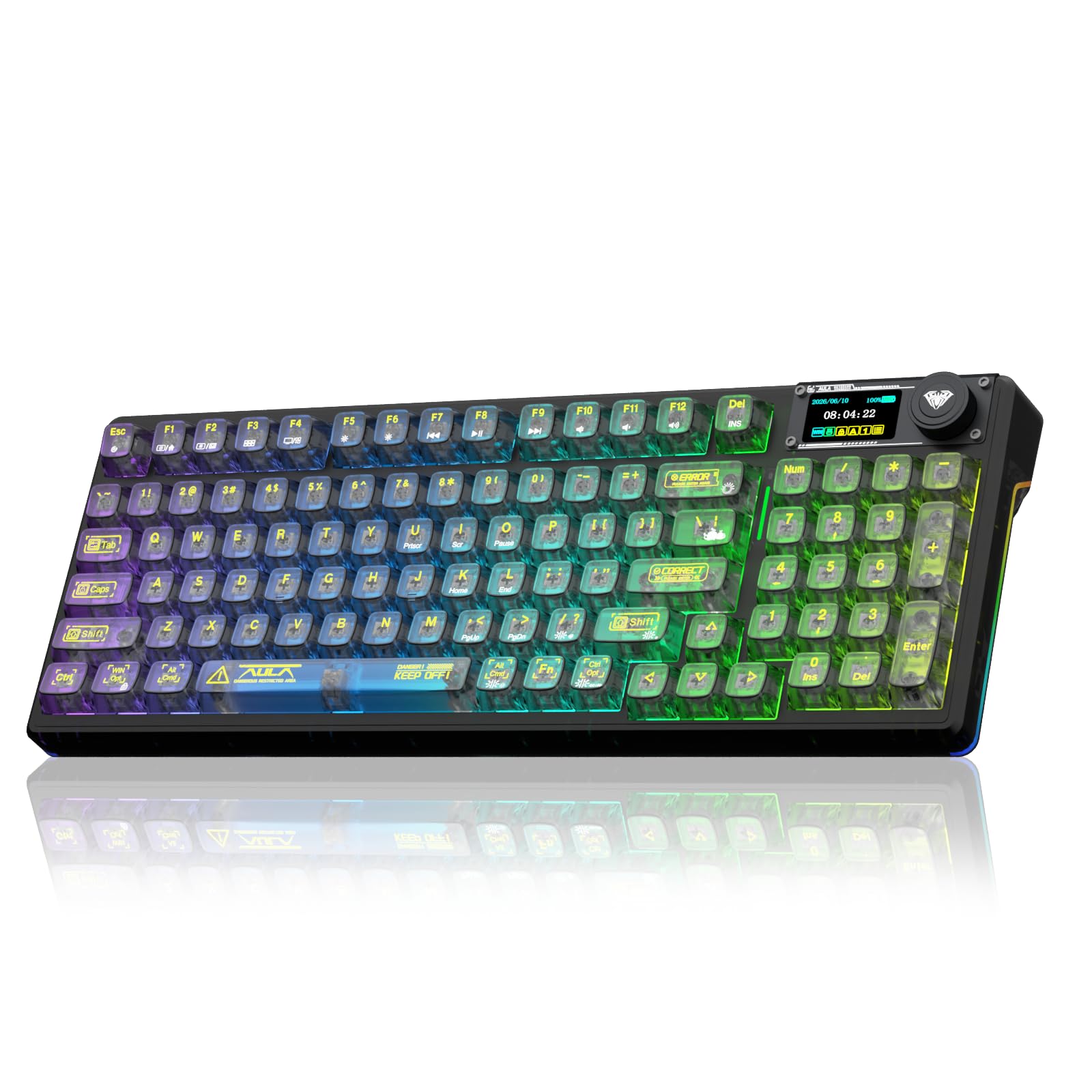 aula-f98pro-v3-kabellose-gaming-tastatur-schwarz-rgb image 1