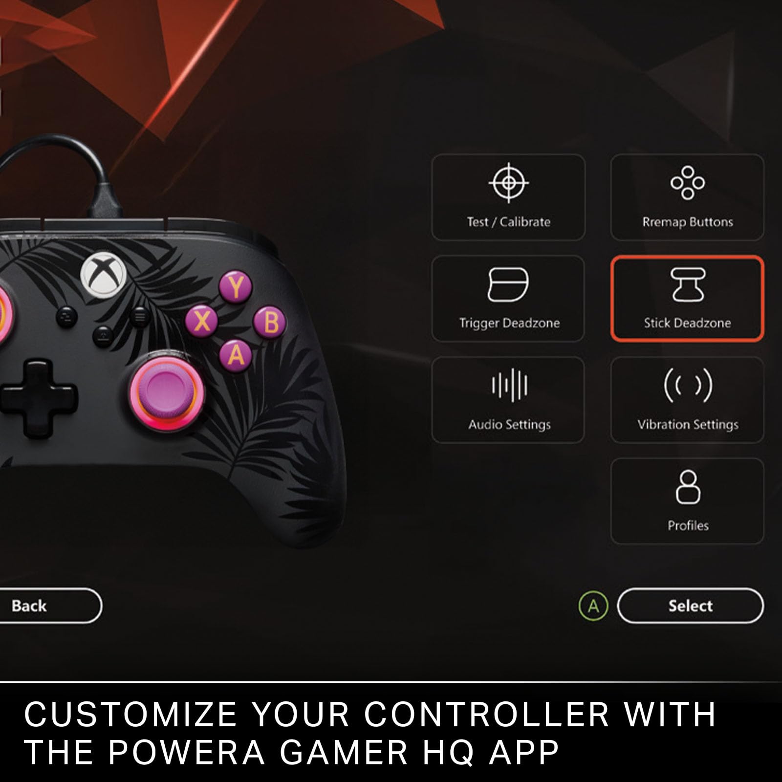 powera-advantage-plus-controller-xbox-kabelgebunden-palmen-mondlicht-halleffekt image 8