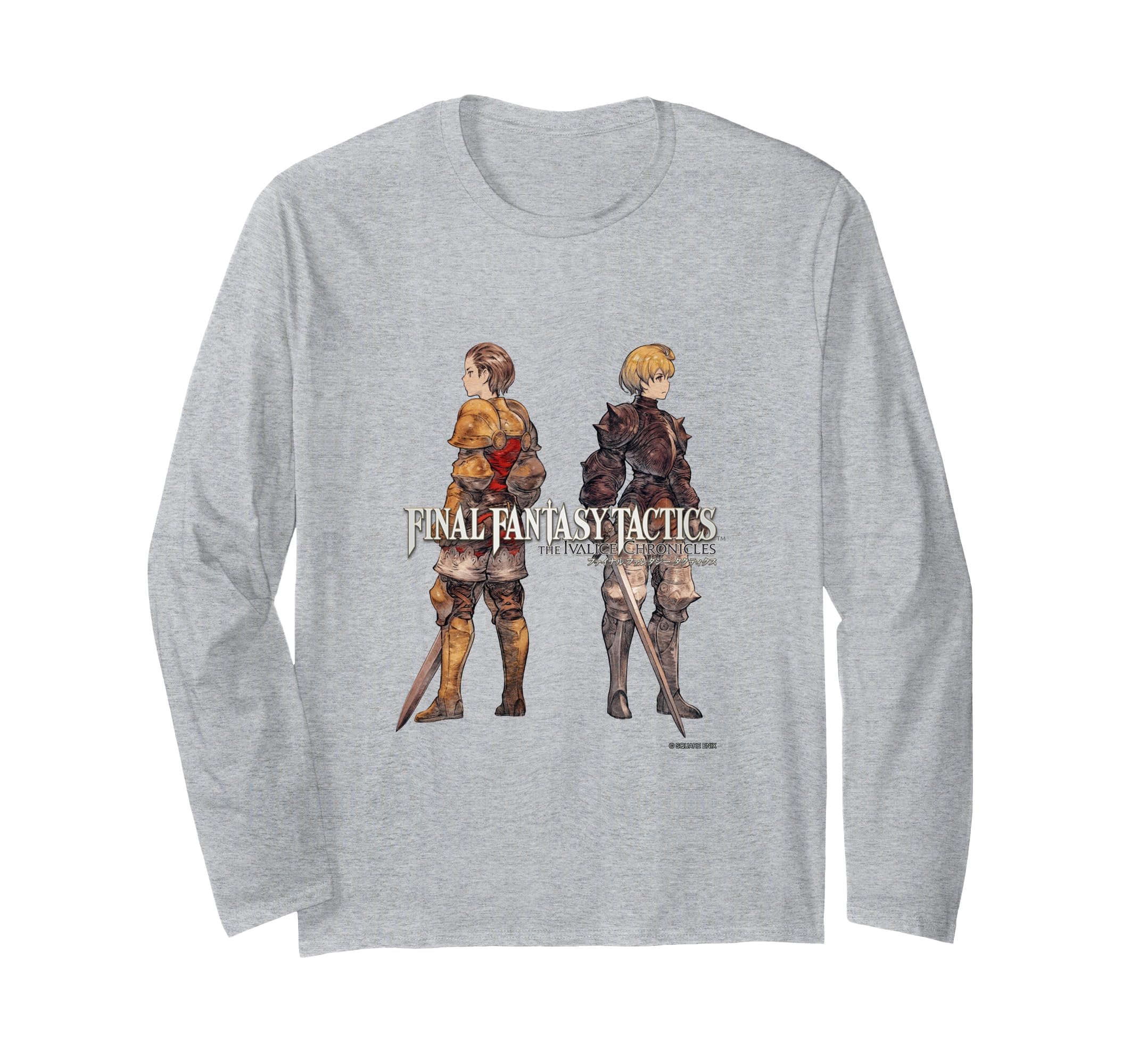 square-enix-final-fantasy-tactics-langarmshirt-delita-ramza-anthrazit image 4