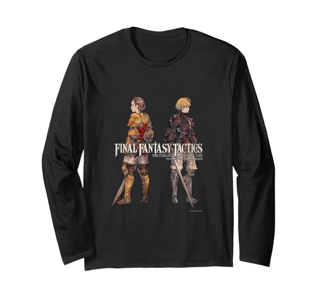 square-enix-final-fantasy-tactics-langarmshirt-delita-ramza-anthrazit image 1