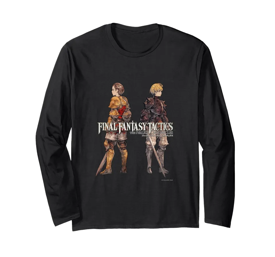 square-enix-final-fantasy-tactics-langarmshirt-delita-ramza-anthrazit image 1
