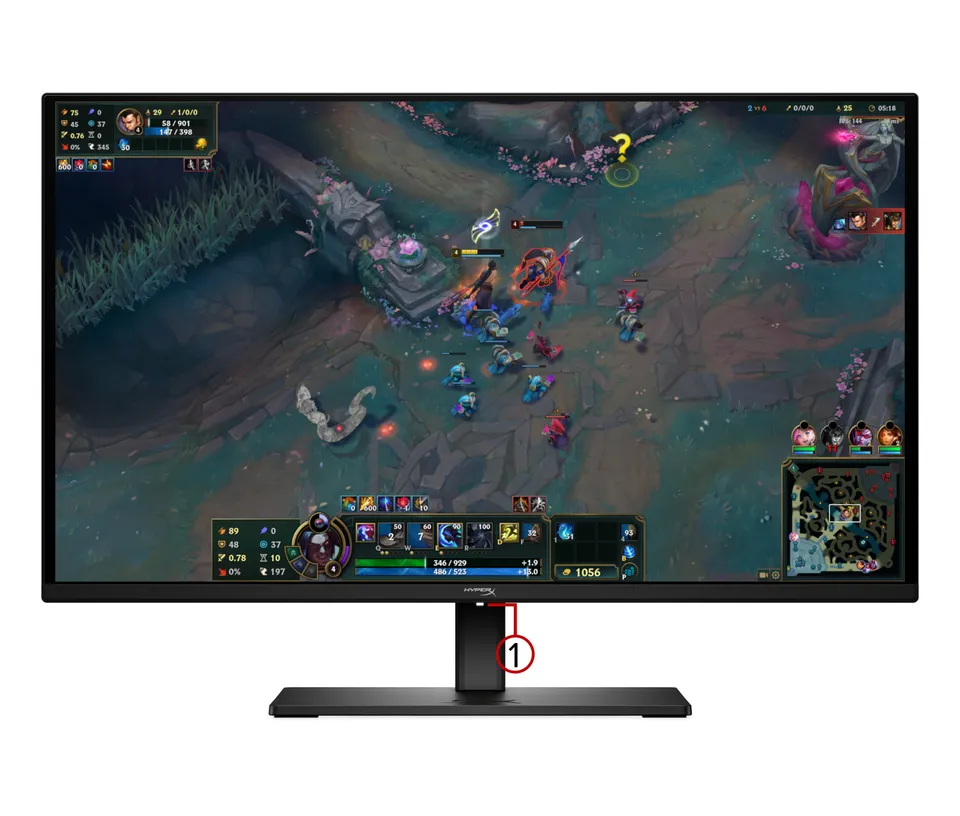 hyperx-omen-oled-27q-qhd-gaming-monitor-27-zoll-schwarz-240-hz image 1