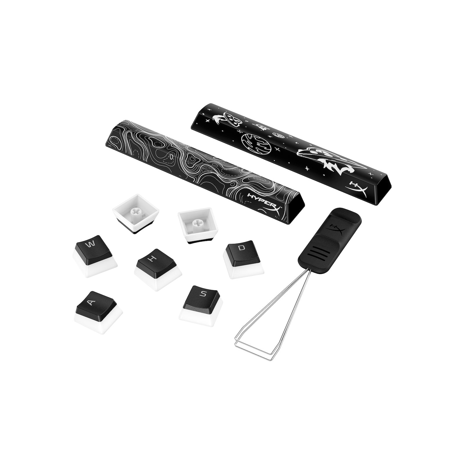 hyperx-pudding-keycaps-2-tastenkappen-pbt-schwarz-us image 6