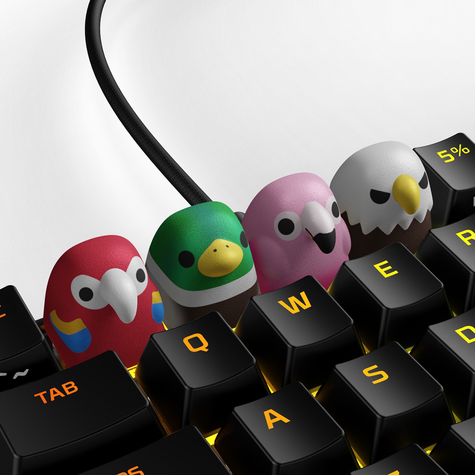 hyperx-hx3d-bird-pack-keycap-multi-mit-3d-vogel-design image 1