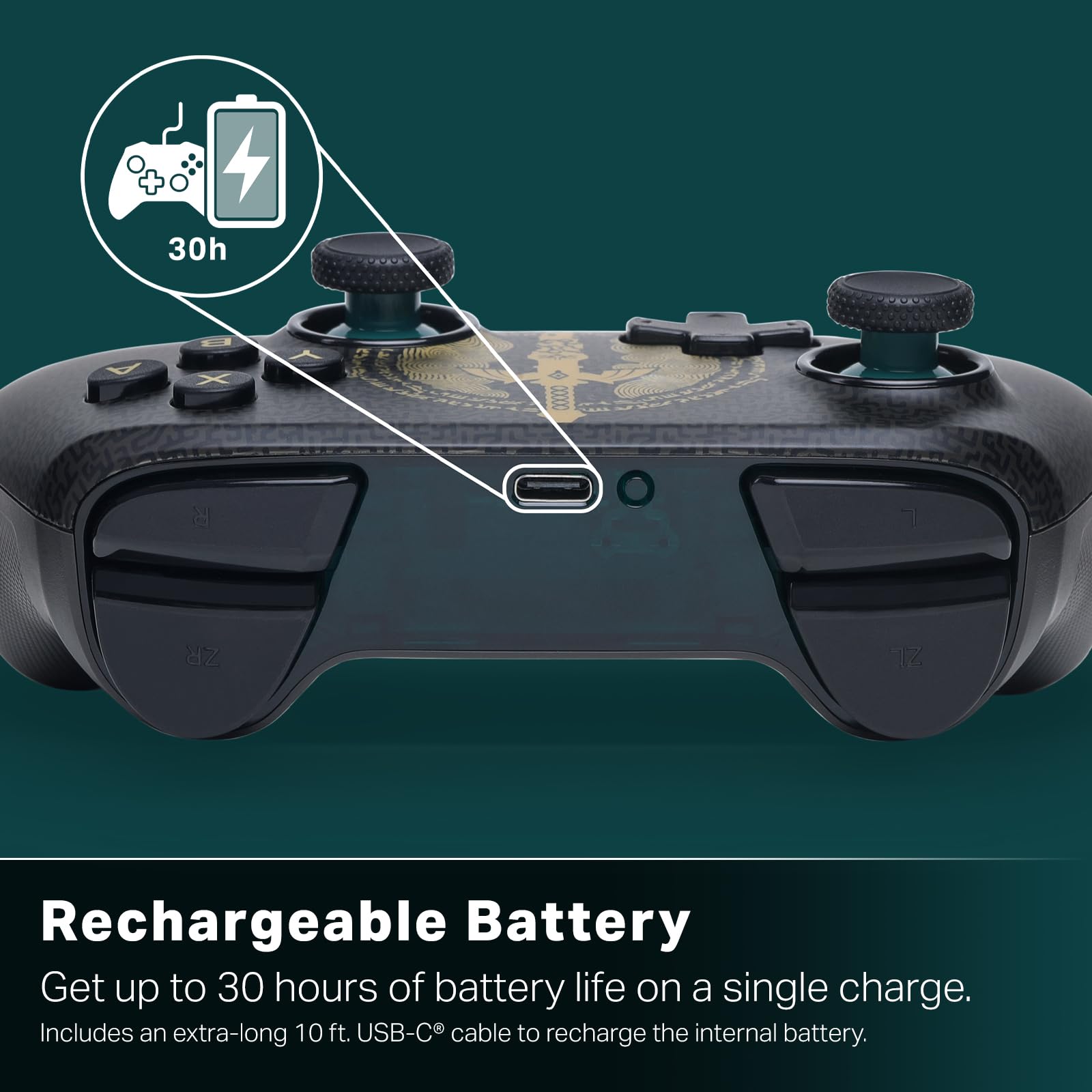 powera-advantage-controller-zelda-switch-2-kabellos-hall-effekt image 7