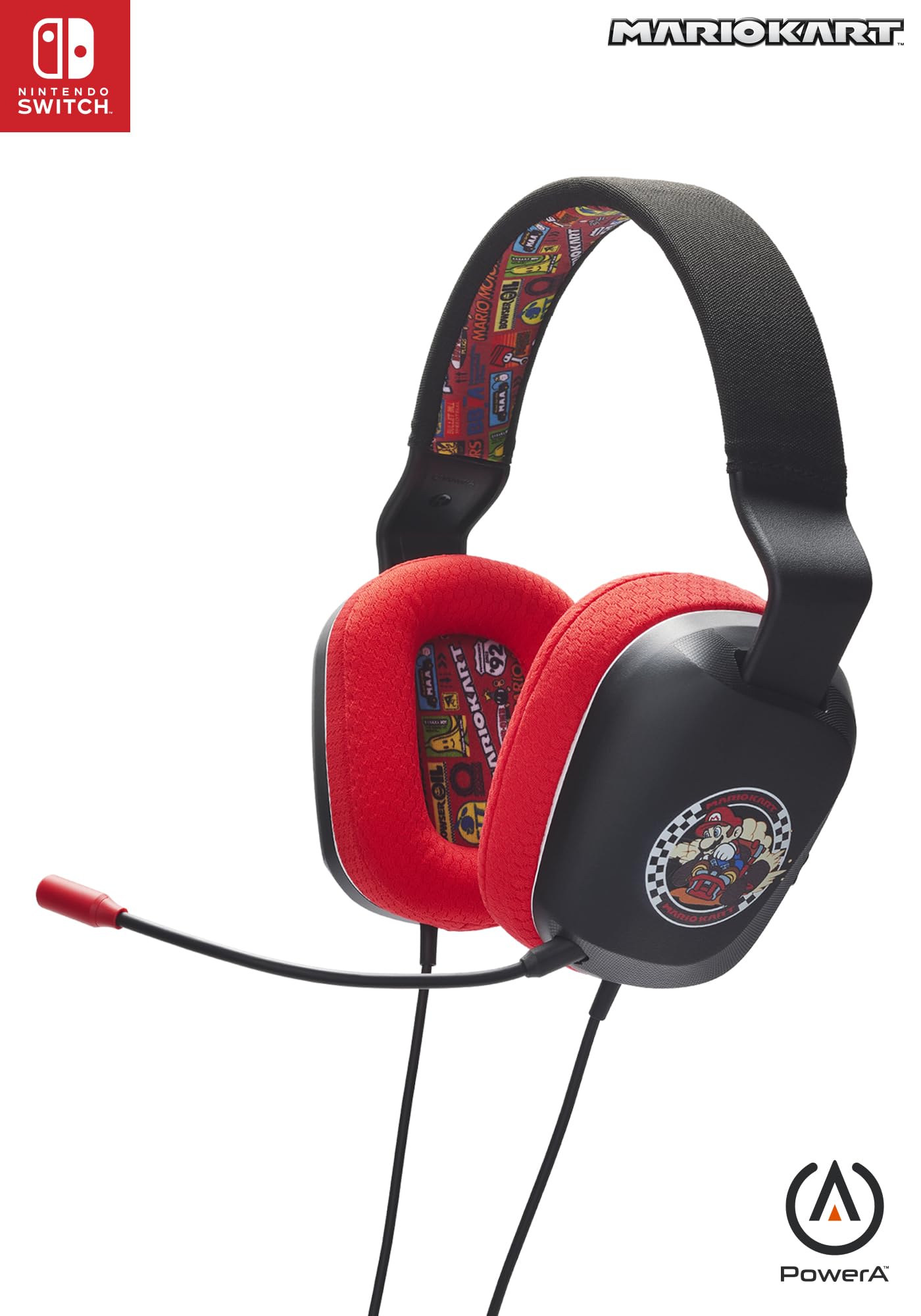 powera-stereo-headset-switch-mario-kart-rivals-over-ear-kabel image 1