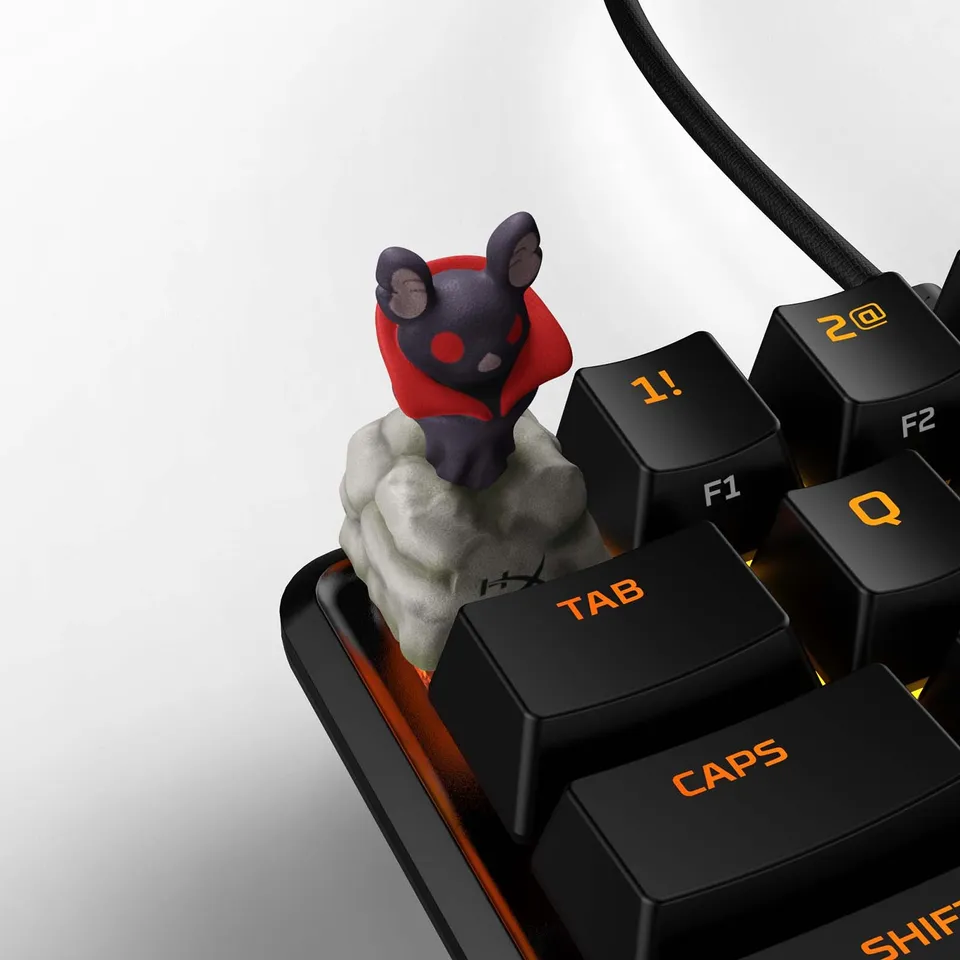 hyperx-hx3d-count-cloud-keycap-schwarz-rot-esc-taste image 1