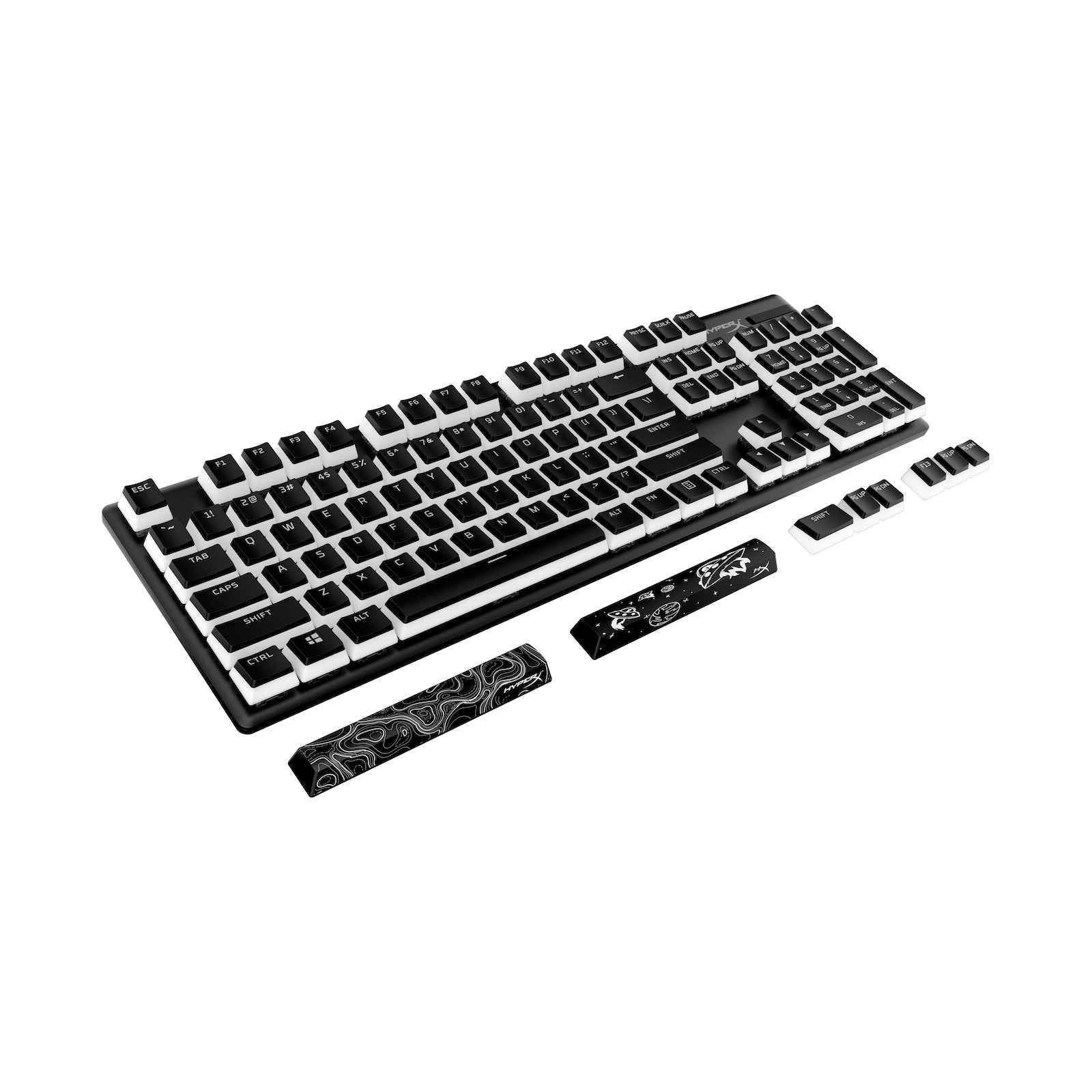 hyperx-pudding-keycaps-2-tastenkappen-pbt-schwarz-us image 5