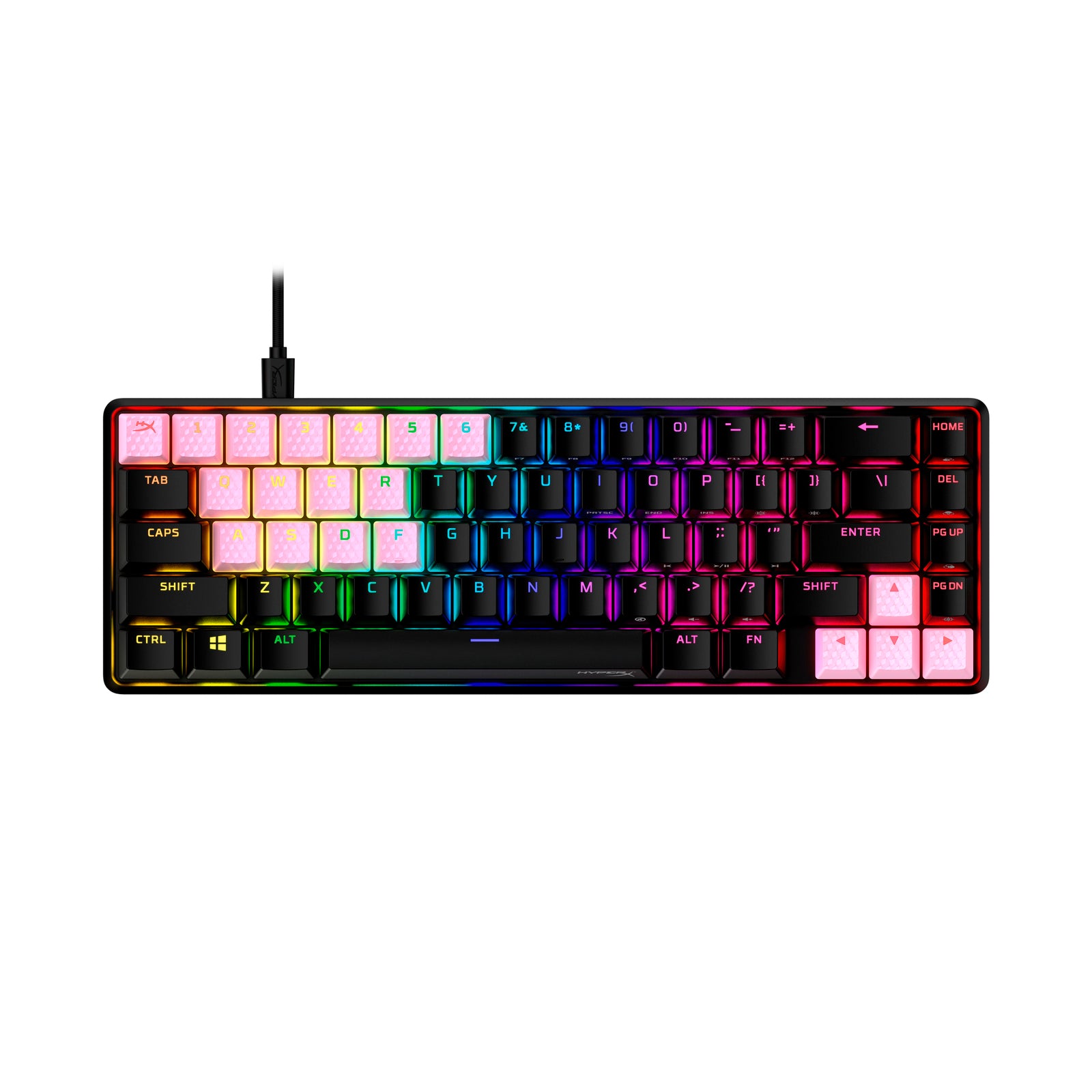 hyperx-rubber-keycaps-gaming-tastenkappen-rot-us-layout-19-st-ck image 2