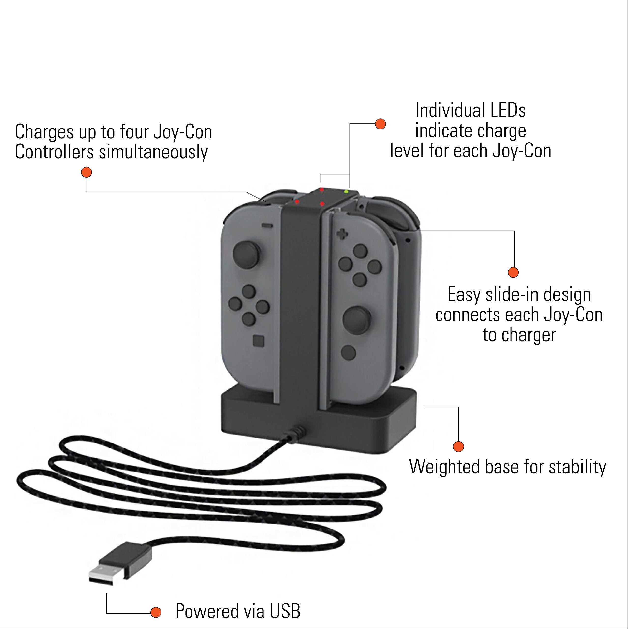 powera-joy-con-ladestation-ladestation-schwarzgrau-4-fach image 4