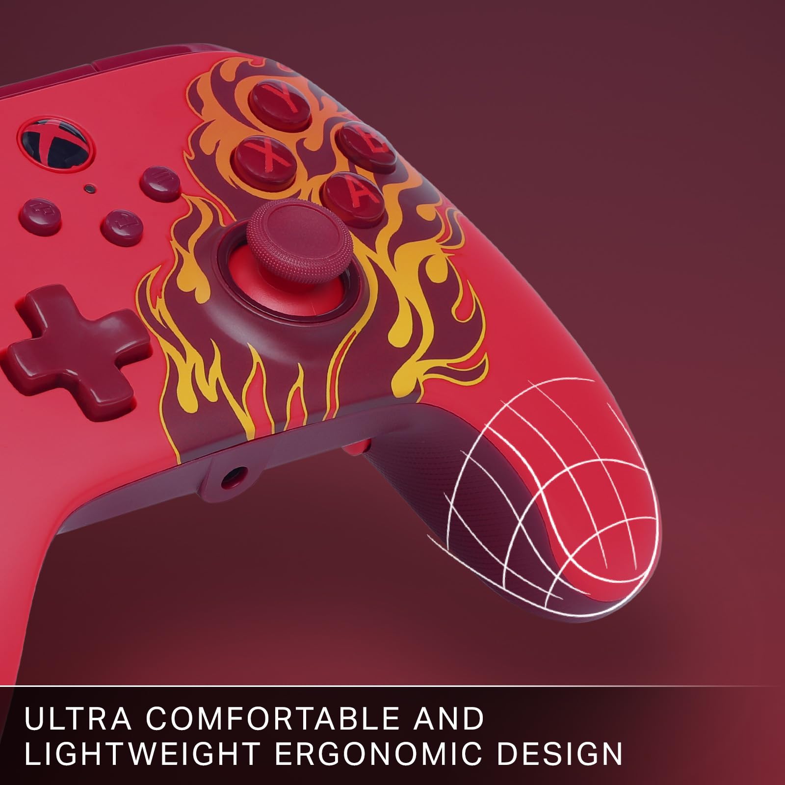 powera-advantage-xbox-gamepad-rote-glut-kabelgebunden image 7