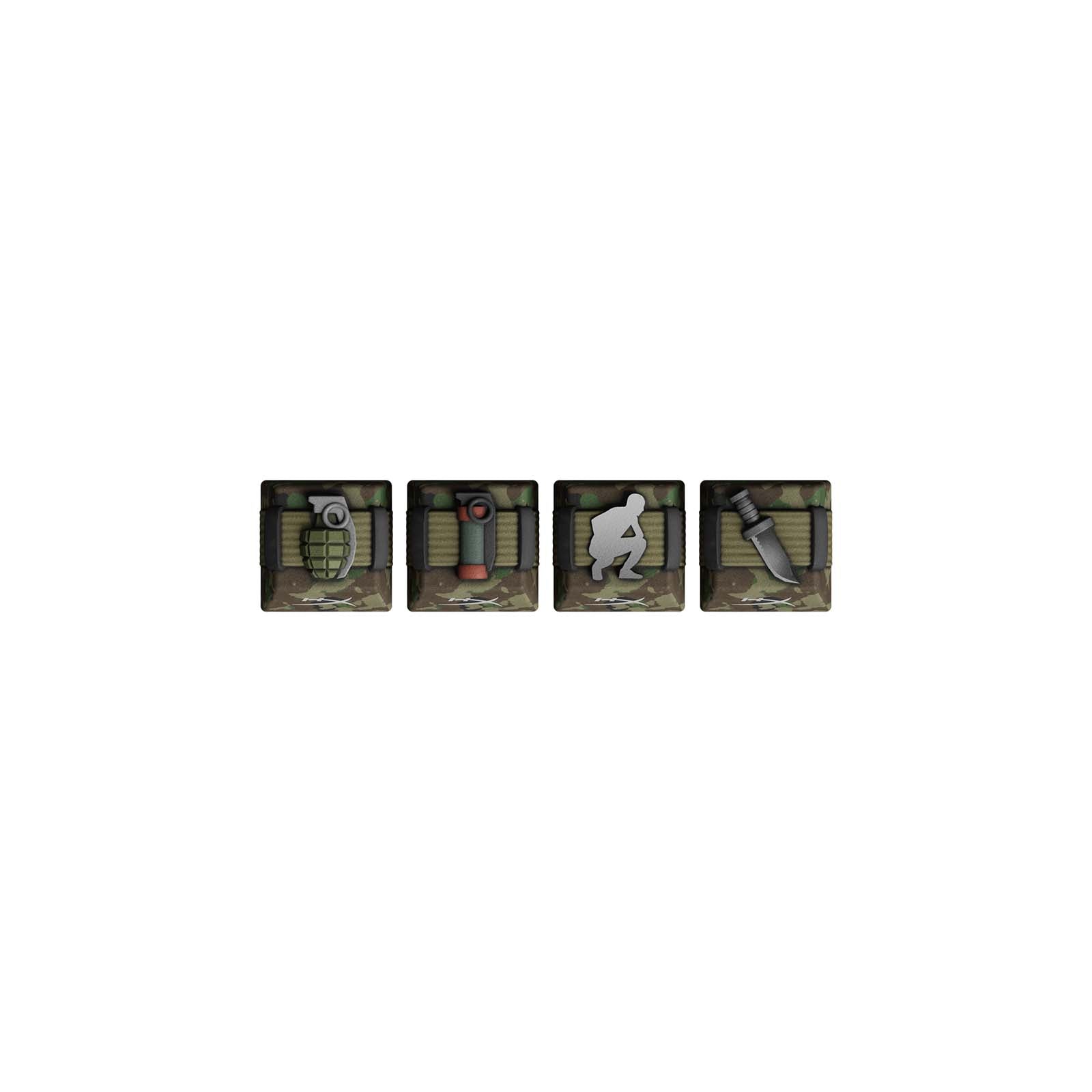 hyperx-hx3d-fps-utility-pack-tastenkappen-gr-n-4er-set image 3