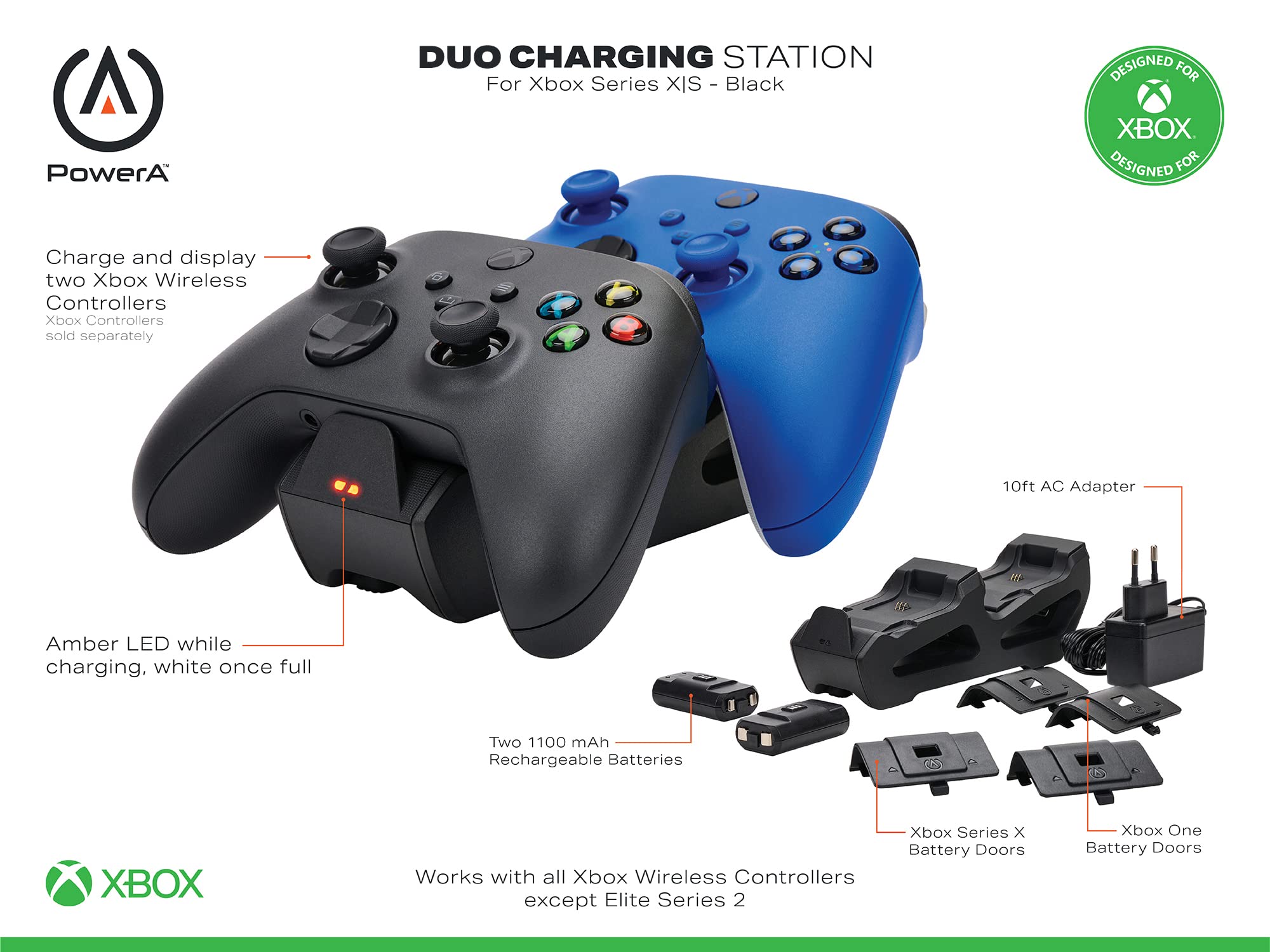 powera-ladestation-xbox-controller-schwarz-dual-charging image 2