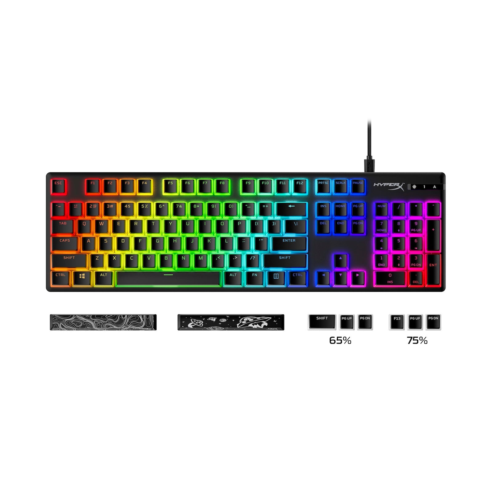 hyperx-pudding-keycaps-2-tastenkappen-pbt-schwarz-us image 4