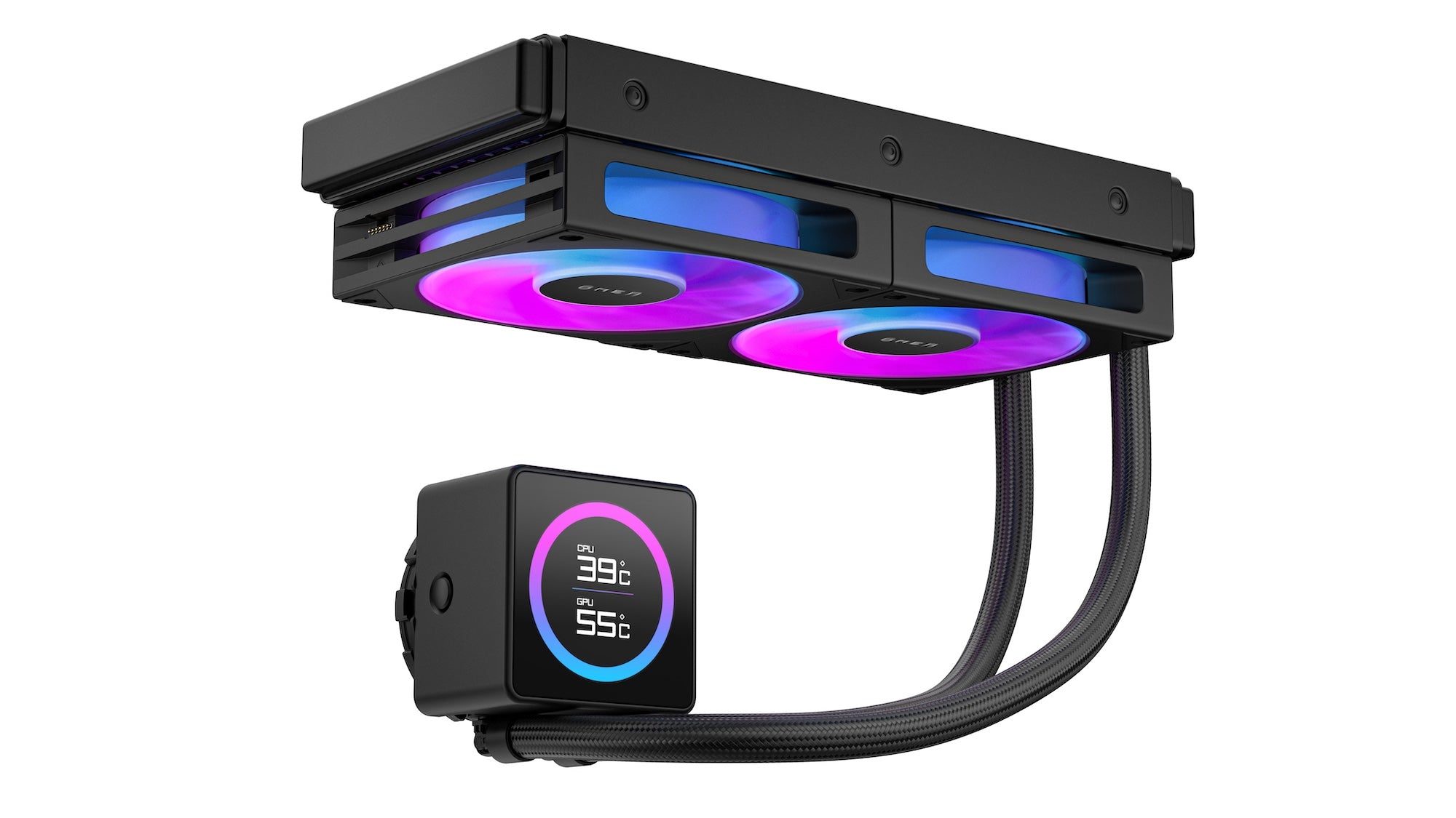 omen-modular-240mm-lcd-wasserk-hlung-schwarz-cpu-k-hler image 2