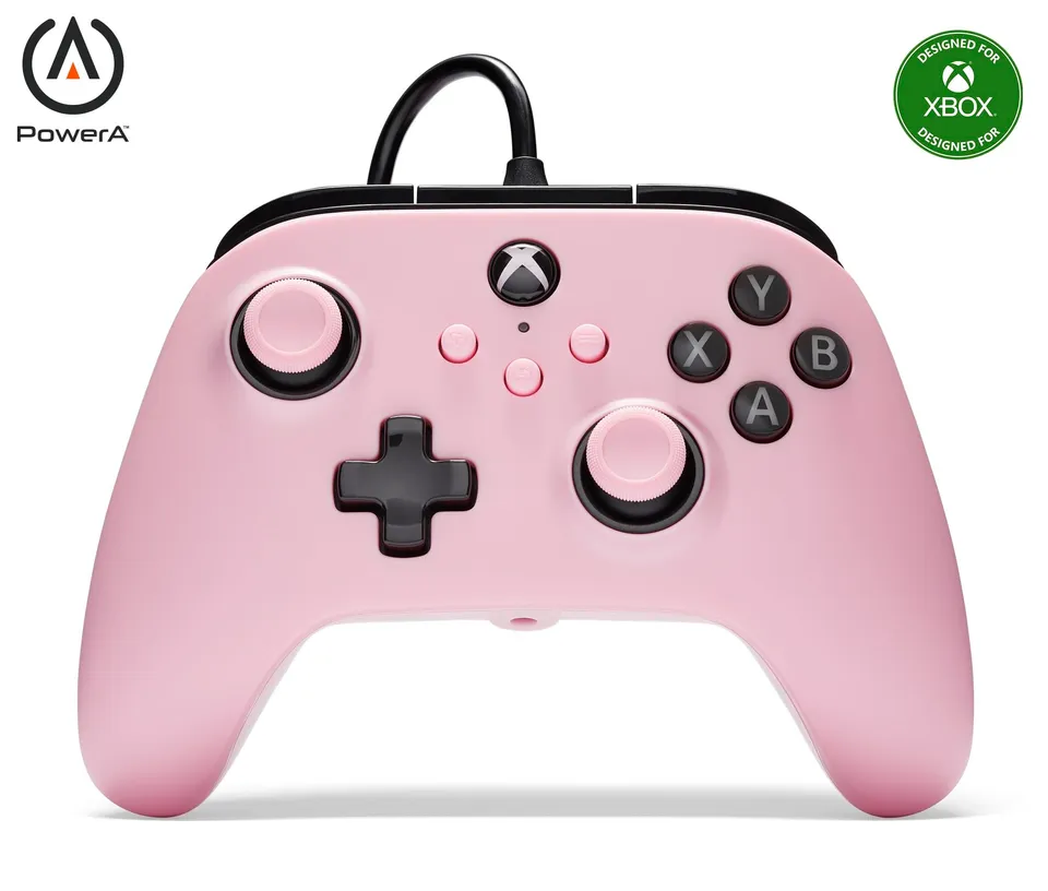 powera-controller-xbox-series-kabelgebunden-pink-vibration image 1