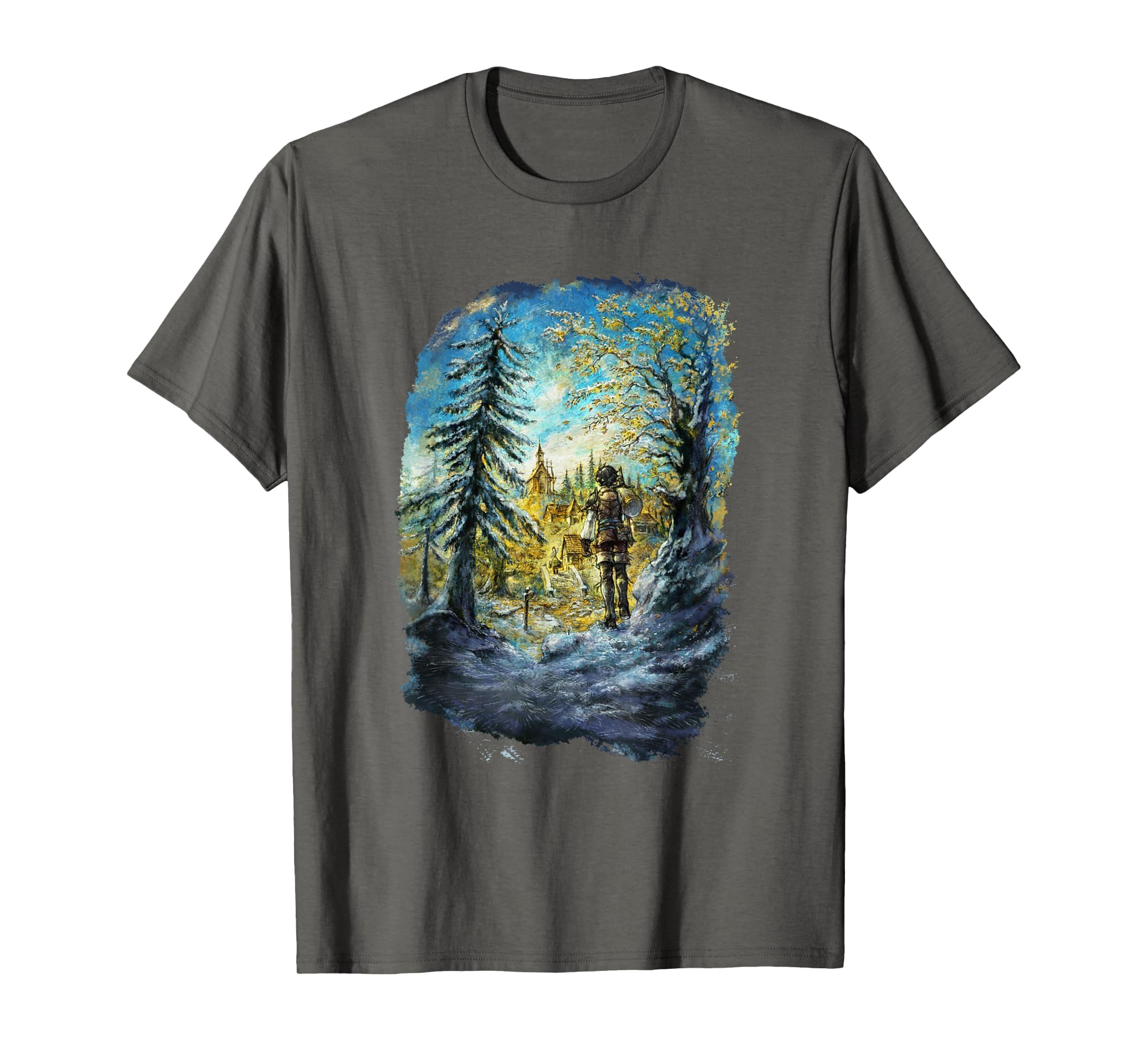 square-enix-octopath-traveler-0-illustration-t-shirt-herren-schwarz image 5