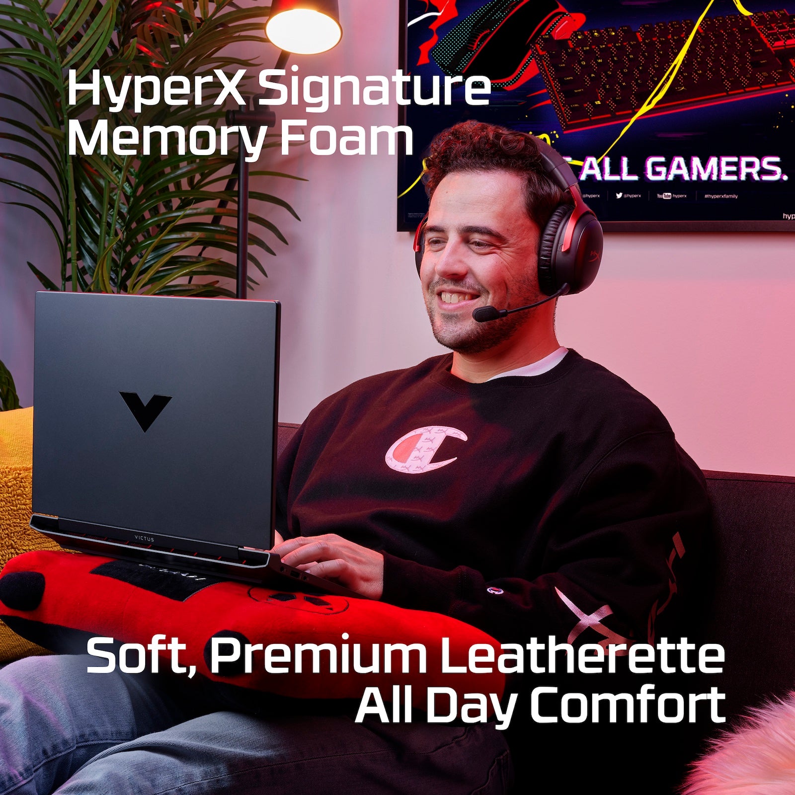 hyperx-cloud-iii-wireless-gaming-headset-schwarz-rot-dts-120h image 3
