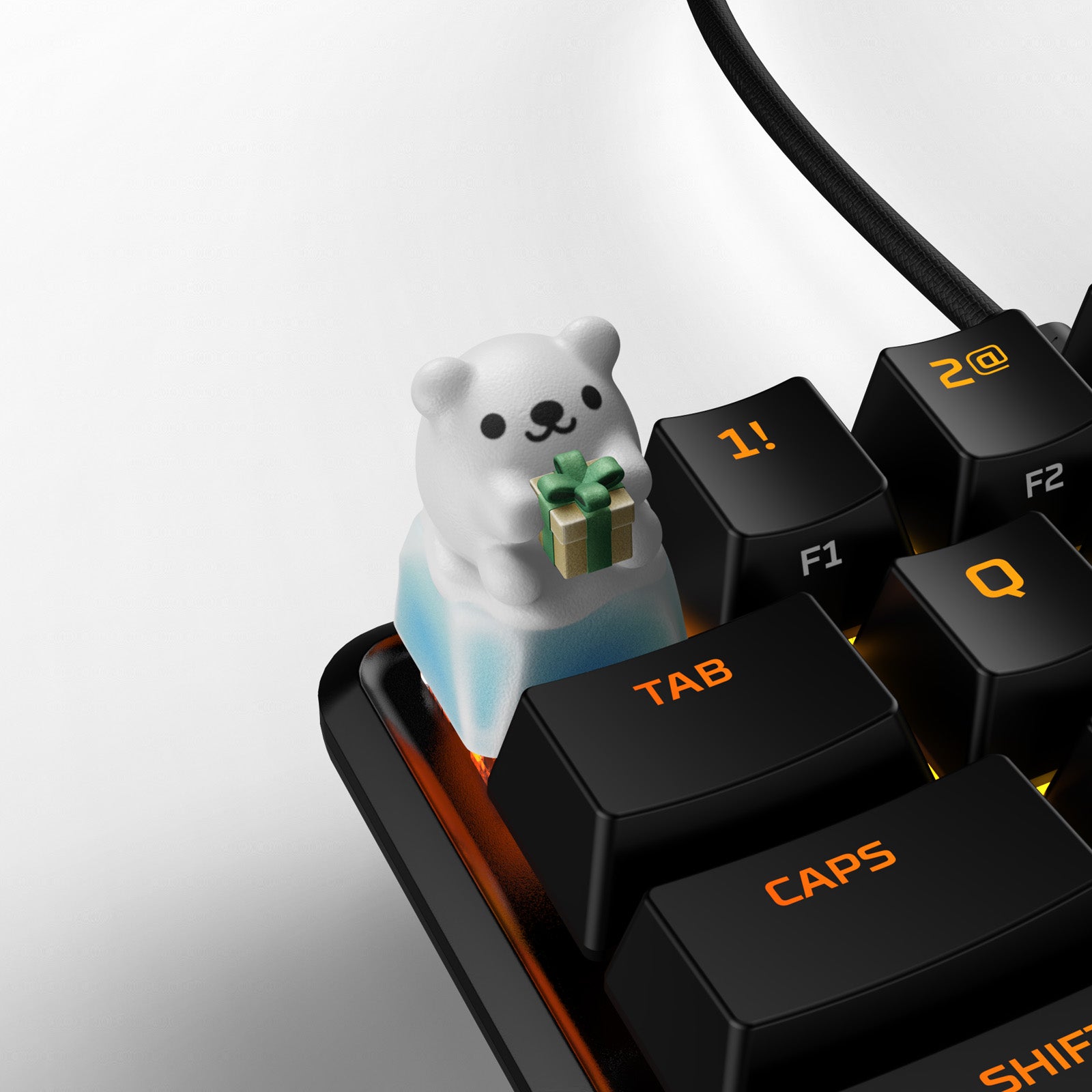 hyperx-hx3d-polar-bear-keycap-tastenkappe-multi image 1
