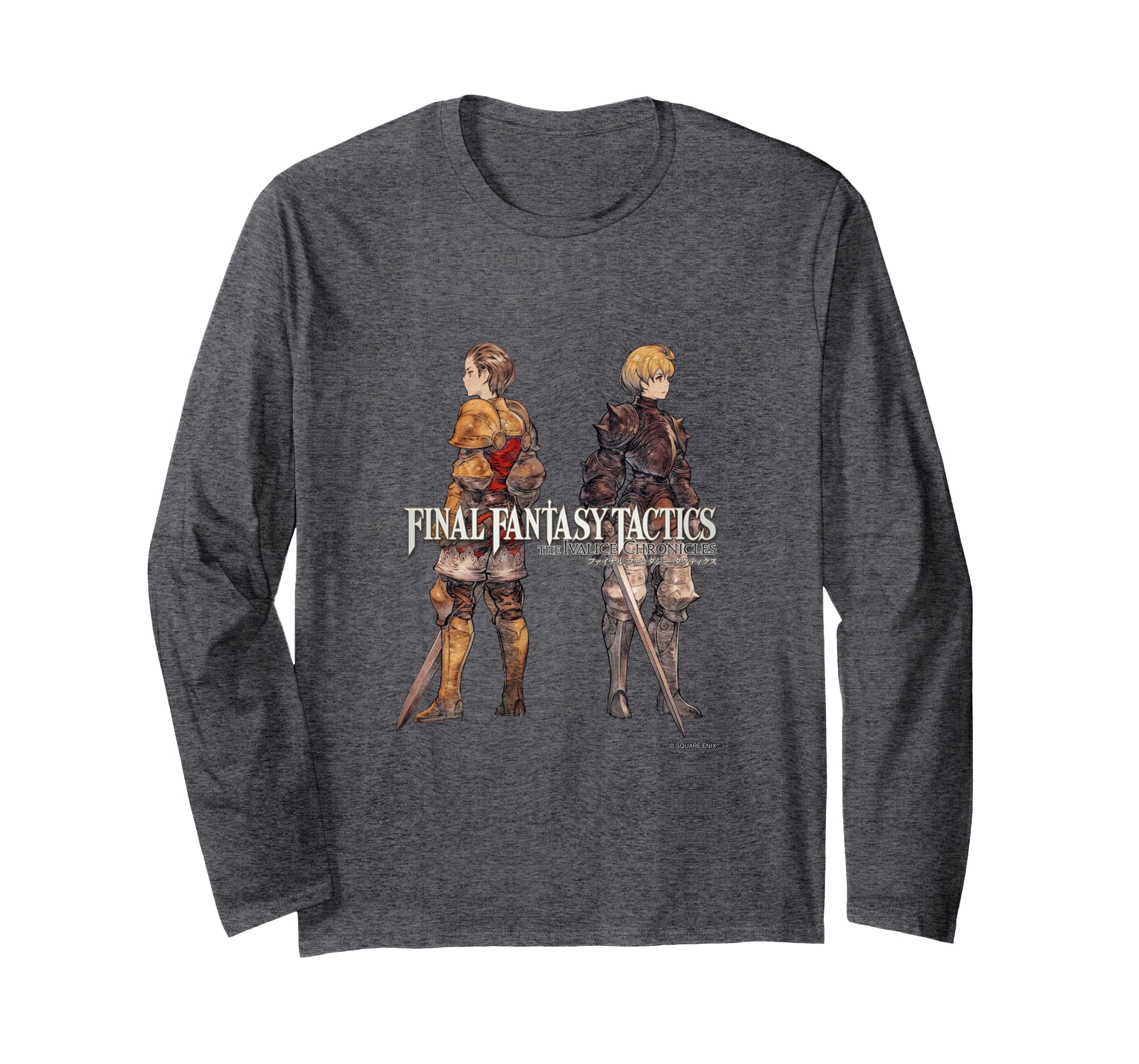 square-enix-final-fantasy-tactics-langarmshirt-delita-ramza-anthrazit image 3