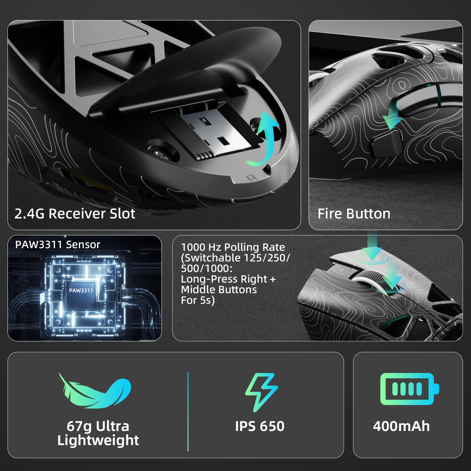aula-sc620-gaming-maus-kabellos-12000-dpi-schwarz-l-rgb image 5
