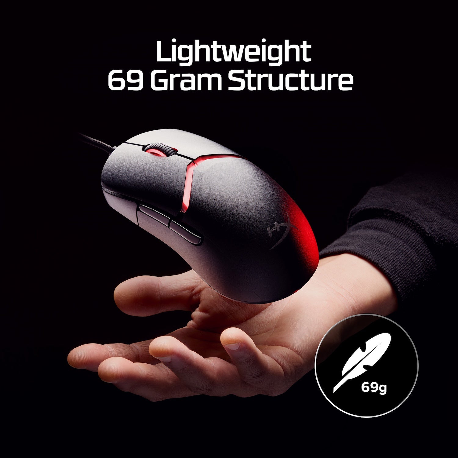 hyperx-pulsefire-saga-gaming-maus-schwarz-69g-26k image 4