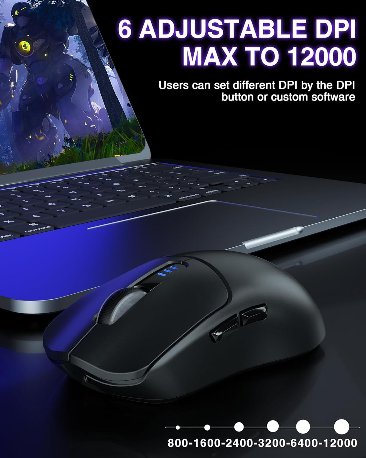 aula-sc580-gaming-maus-schwarz-kabellos-12000-dpi image 4