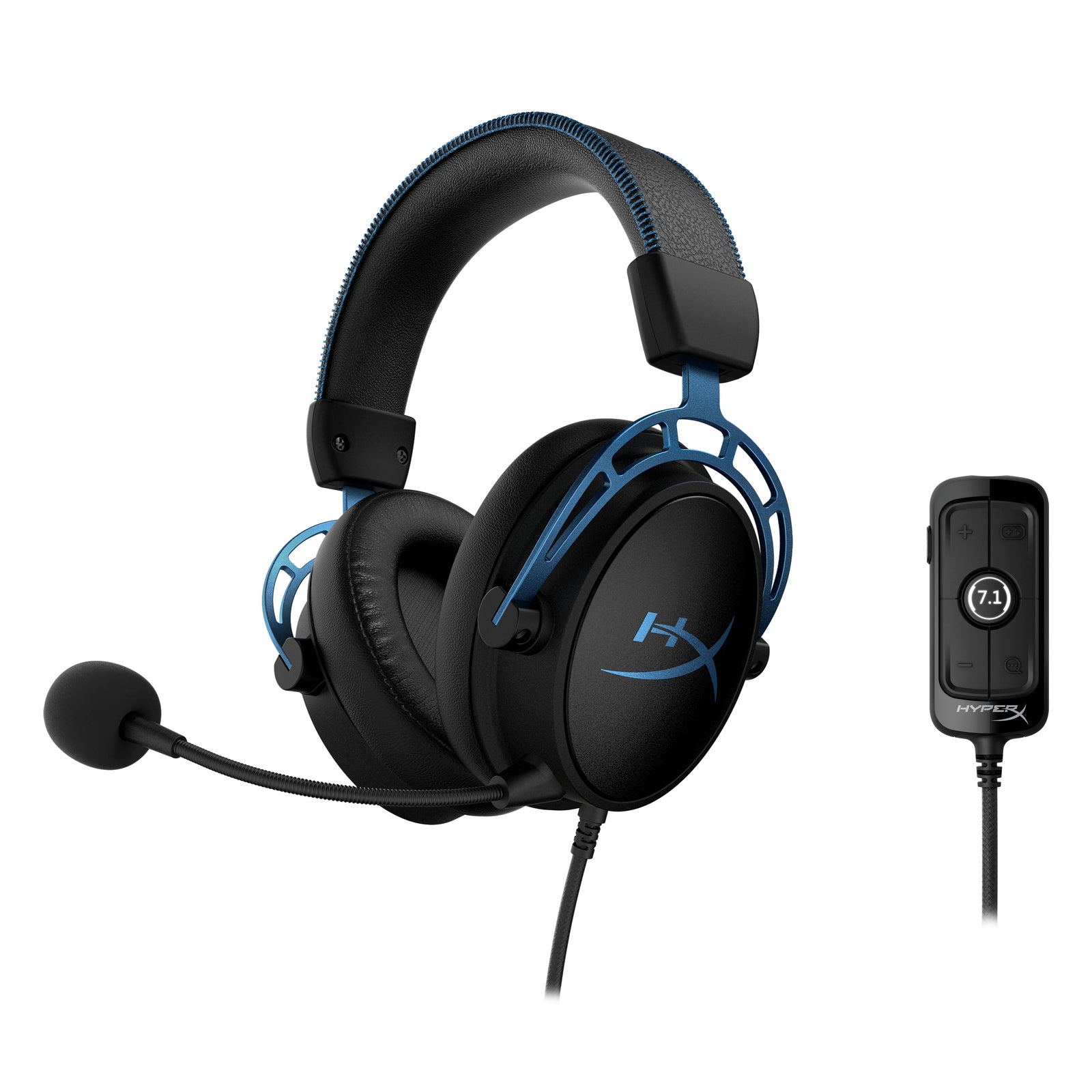 hyperx-cloud-alpha-s-gaming-headset-schwarz-blau-7-1-surround image 6