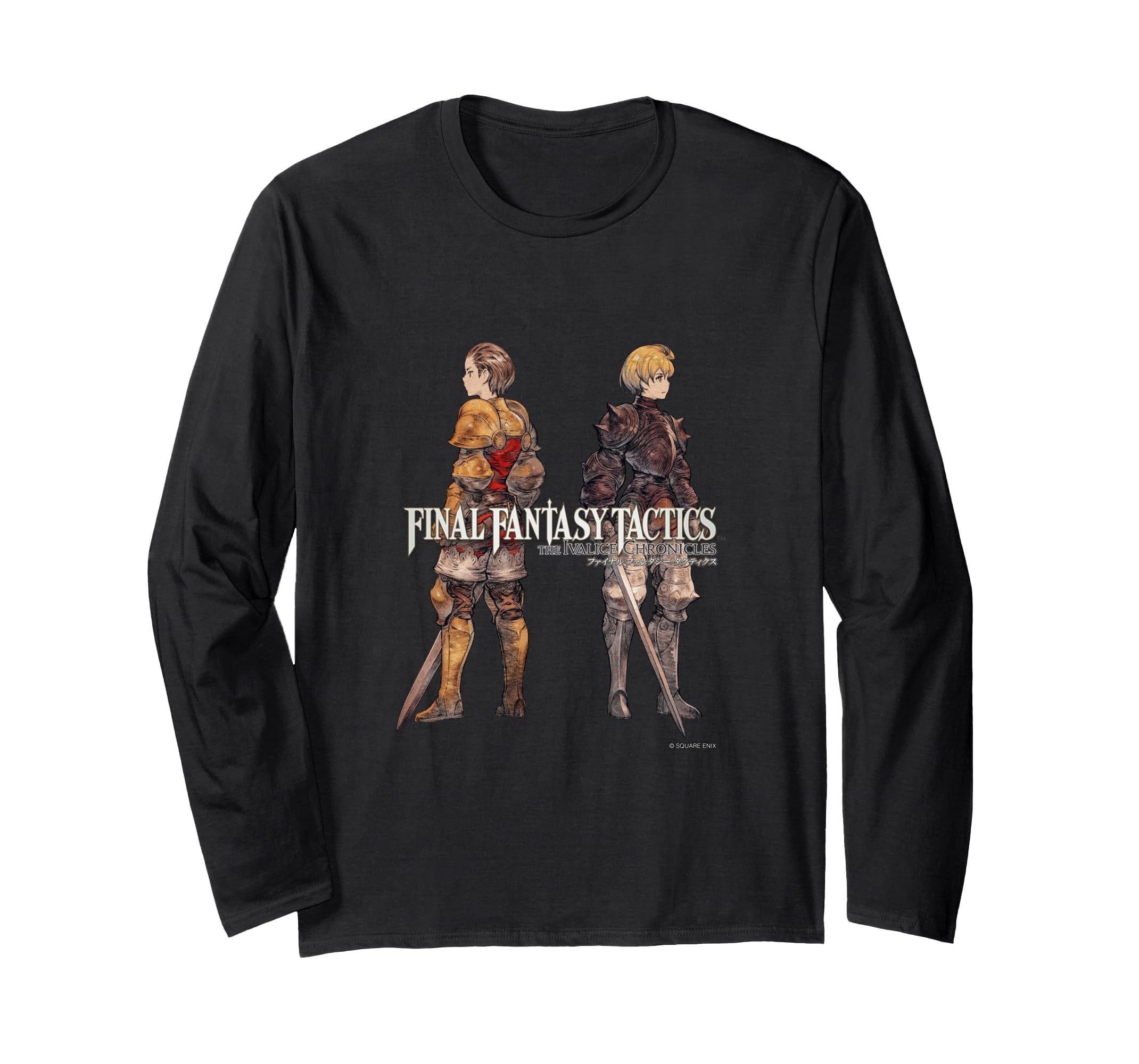square-enix-final-fantasy-tactics-langarmshirt-delita-ramza-anthrazit image 1