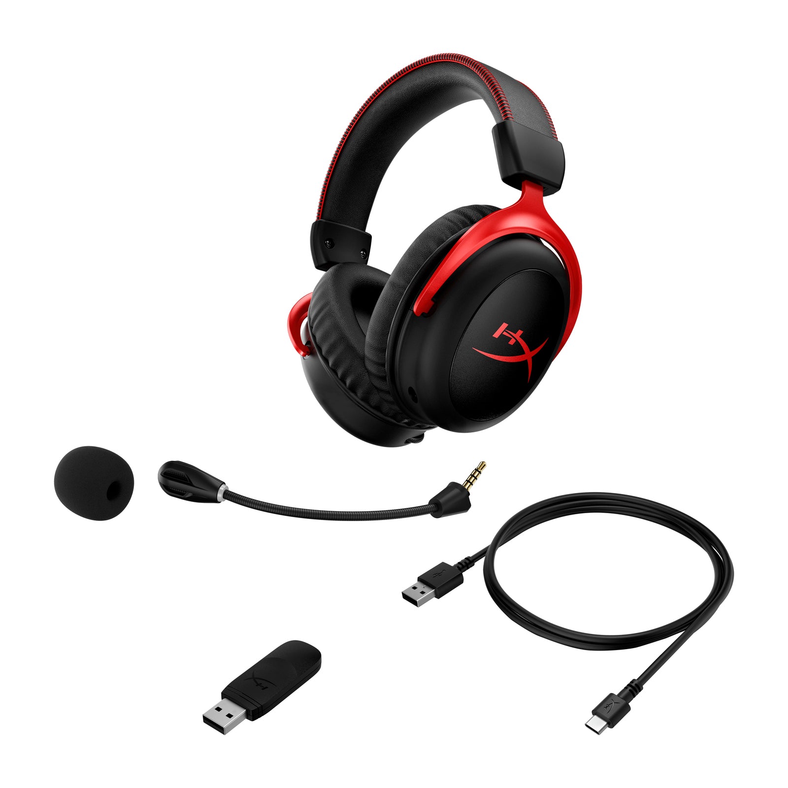 hyperx-cloud-ii-wireless-gaming-headset-schwarz-rot-30h image 6