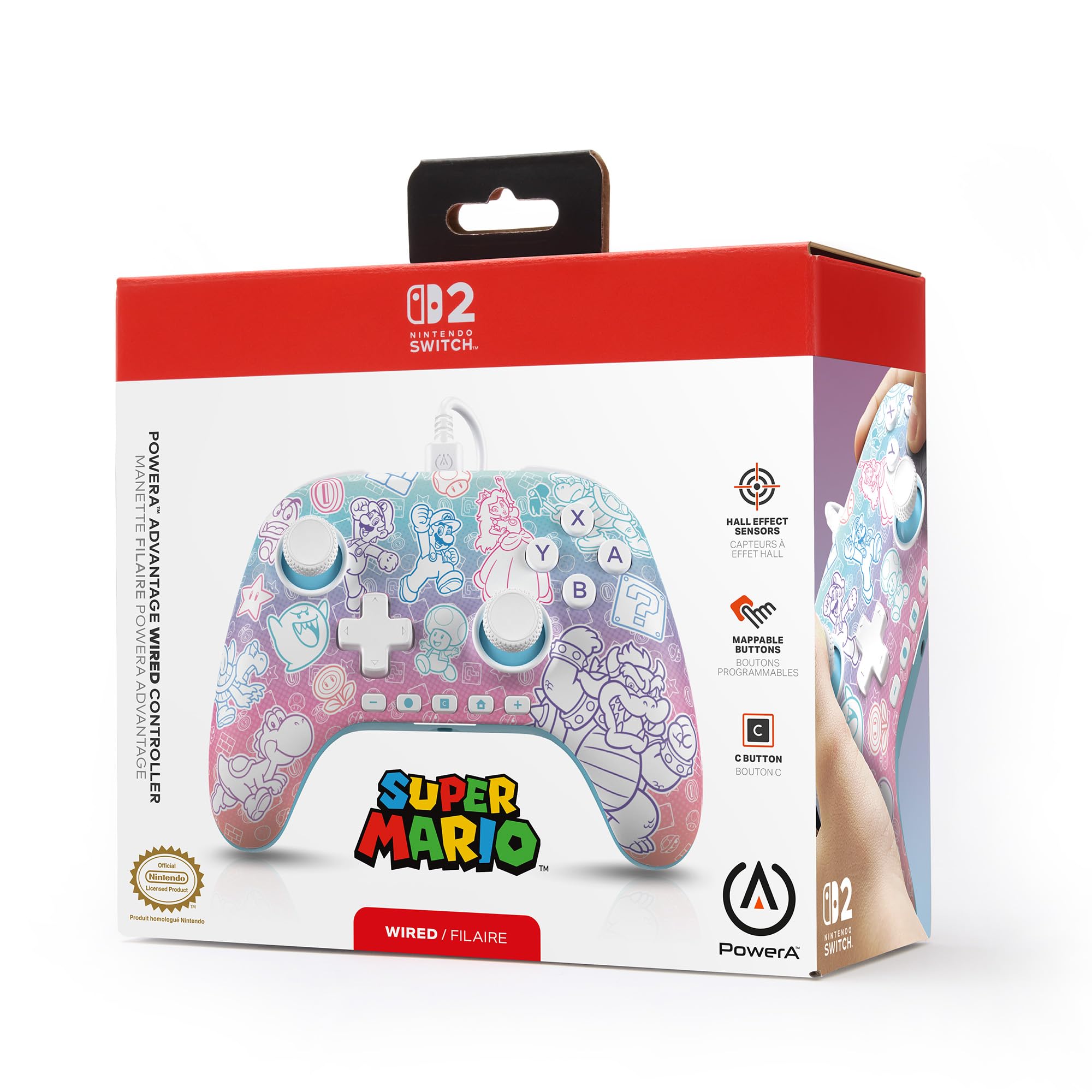 powera-controllers-advantage-switch-2-controller-mushroom-kingdom image 8