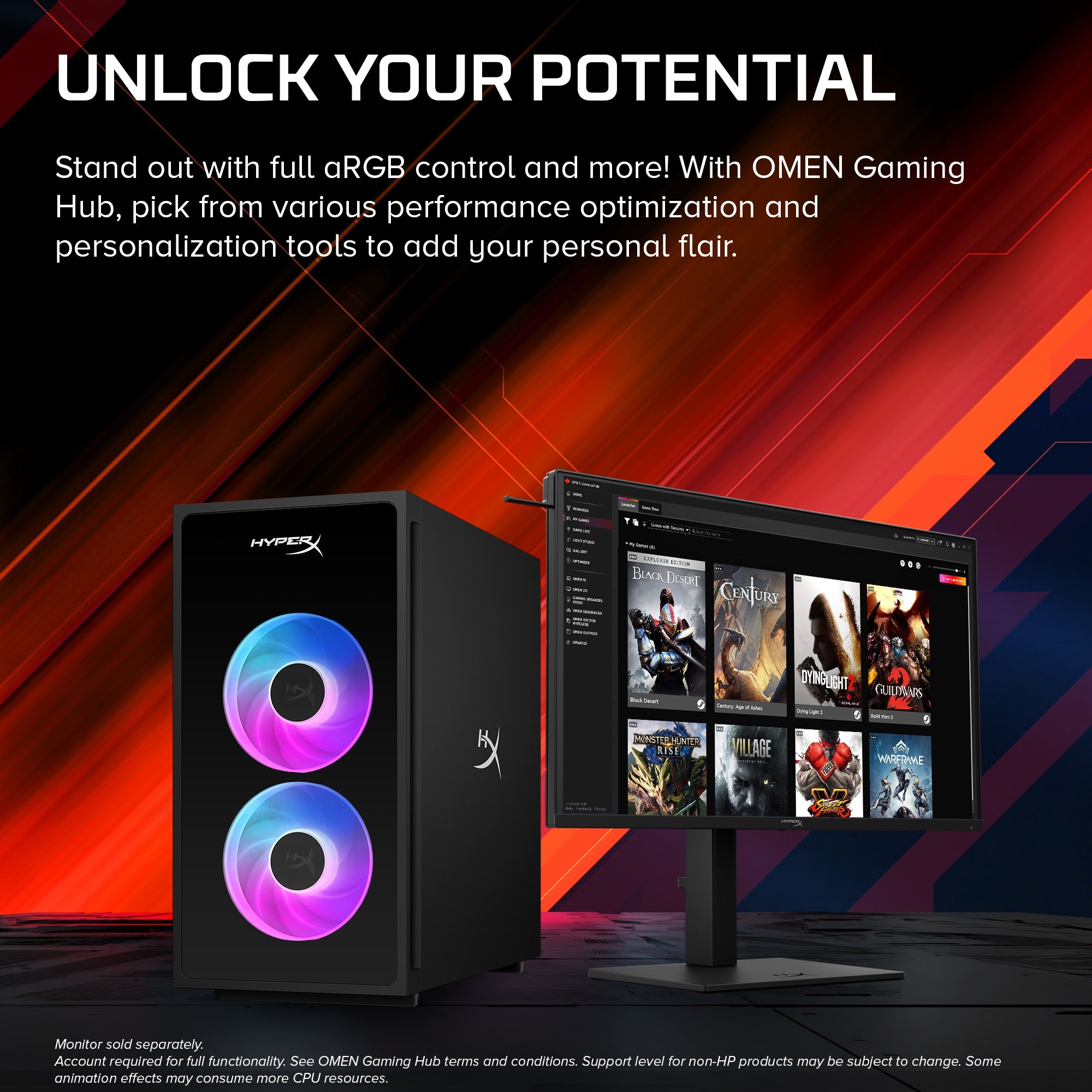 hyperx-omen-35l-gaming-pc-rtx-5080-ultra-7-32gb-2tb-schwarz image 4