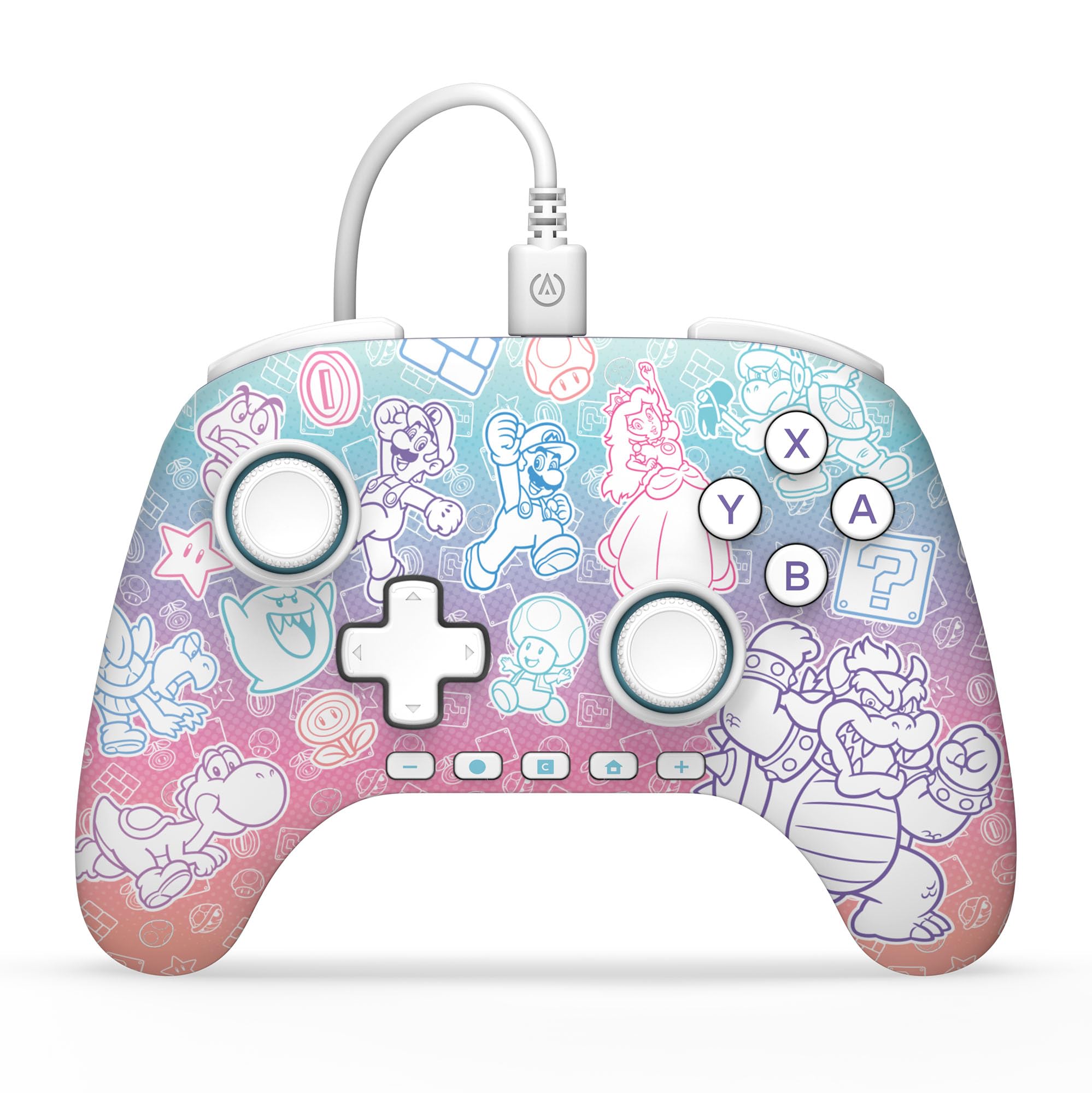 powera-controllers-advantage-switch-2-controller-mushroom-kingdom image 1
