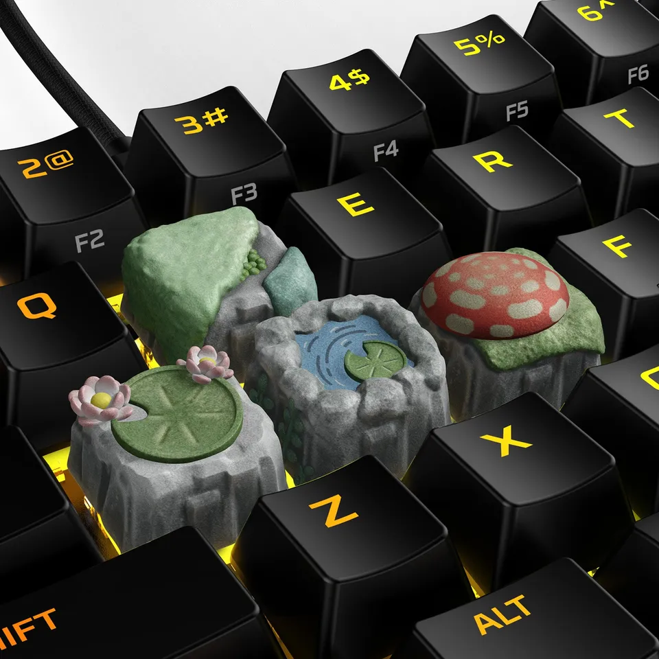 hyperx-hx3d-movement-set-nature-keycaps-multi image 1
