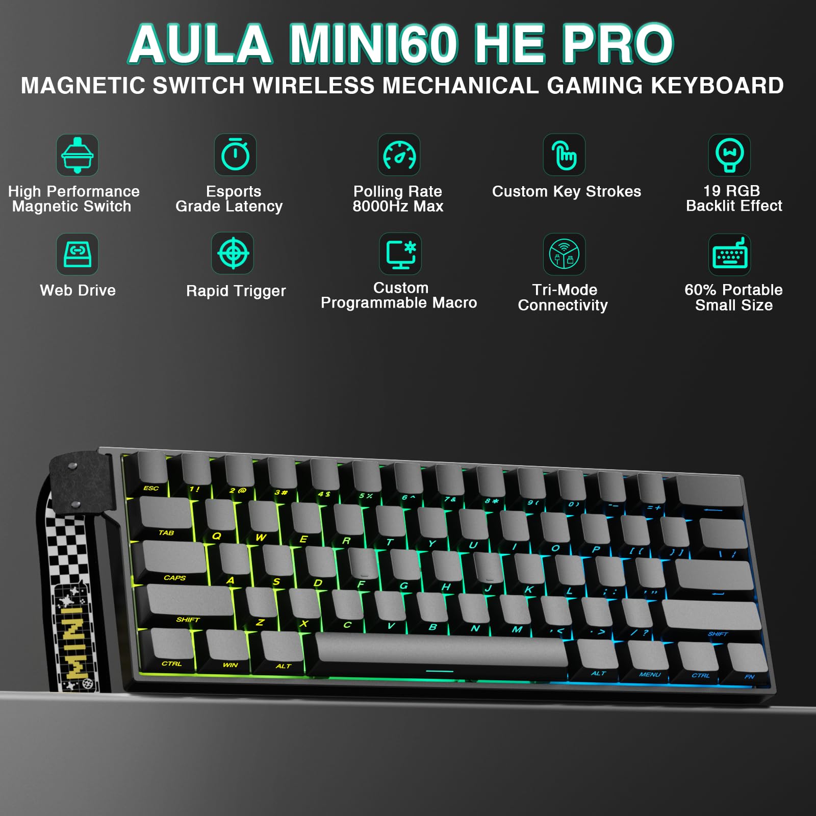 aula-mini60-hall-effect-gaming-tastatur-schwarz-60 image 2
