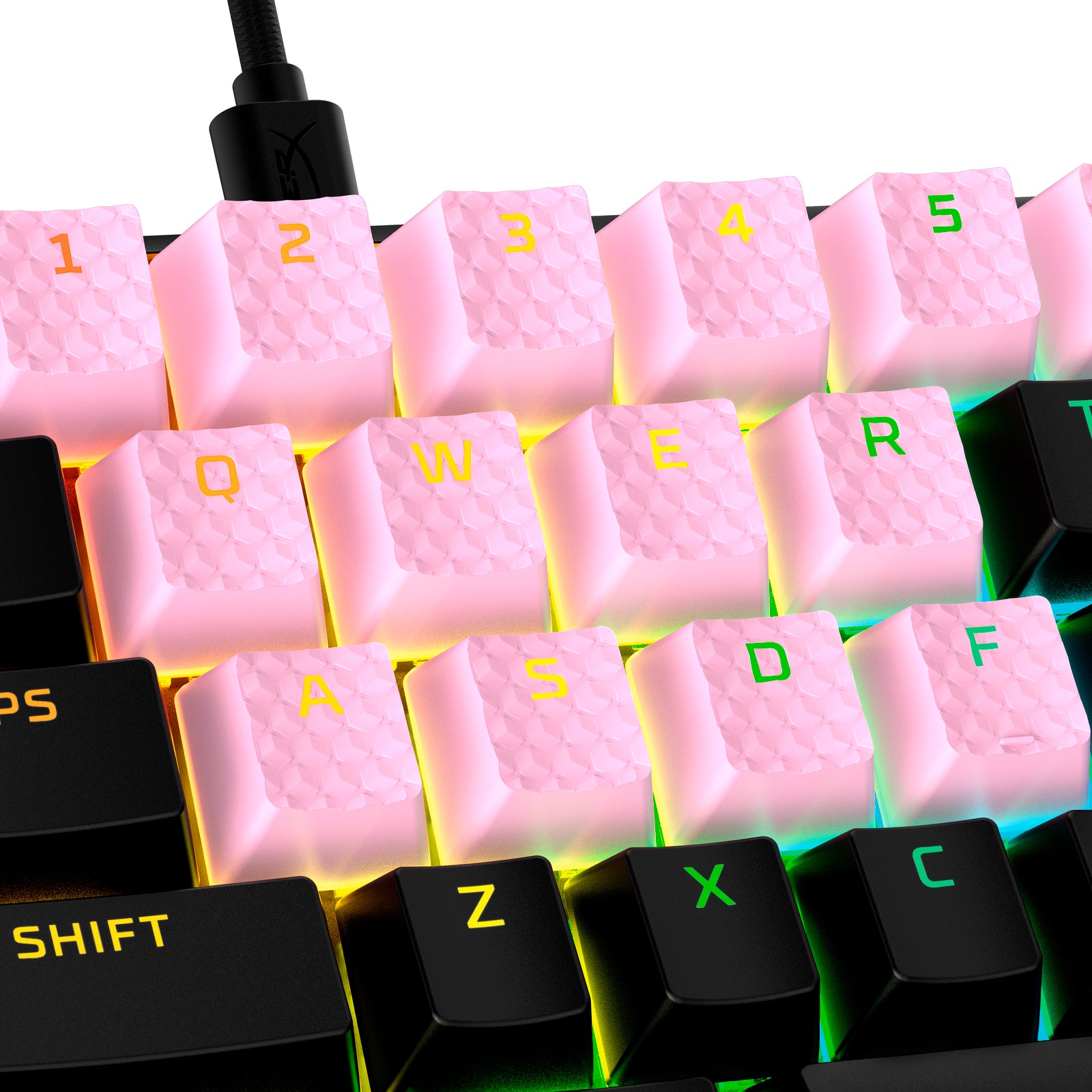 hyperx-rubber-keycaps-gaming-tastenkappen-rot-us-layout-19-st-ck image 5