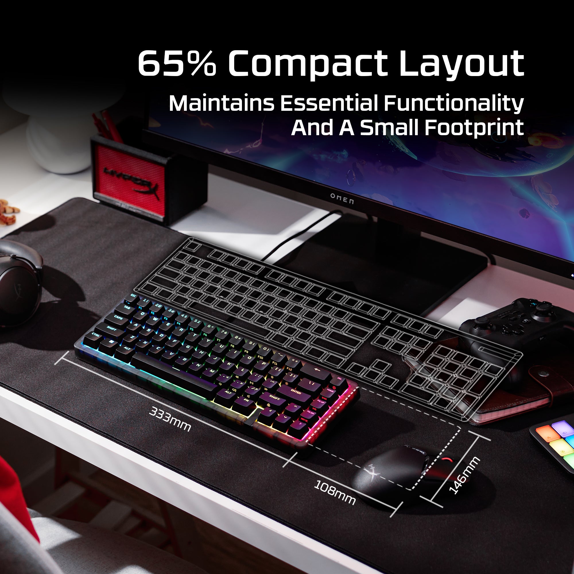 hyperx-alloy-origins-2-65-gaming-tastatur-schwarz-us-red-linear image 6