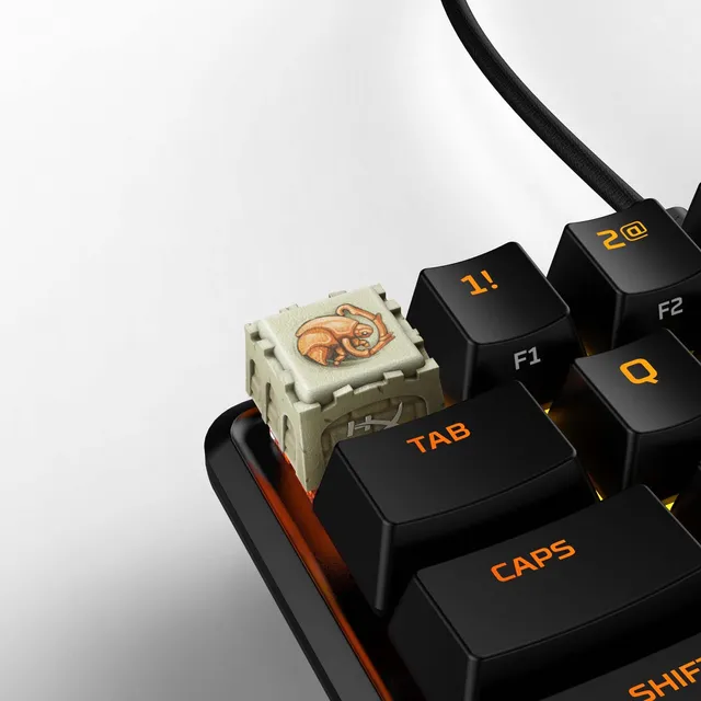 hyperx-hx3d-roller-beetle-keycap-orange-guild-wars-2 image 1