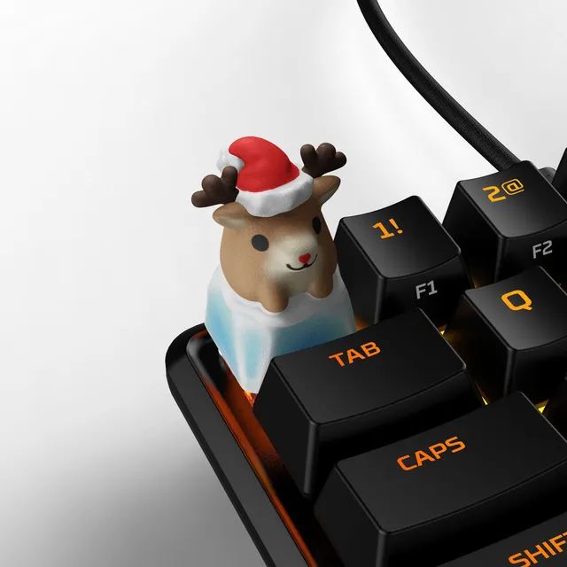hyperx-hx3d-reindeer-keycap-christmas-tastenkappe-multi image 1